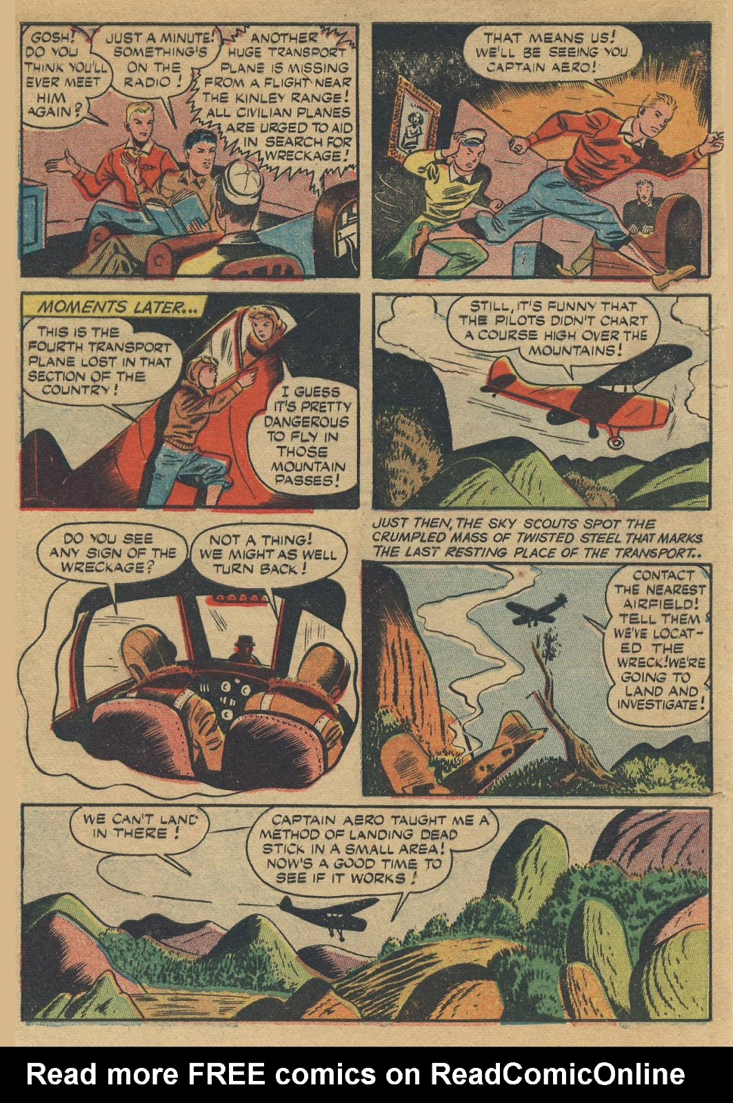 Captain Aero Comics issue 14 - Page 45
