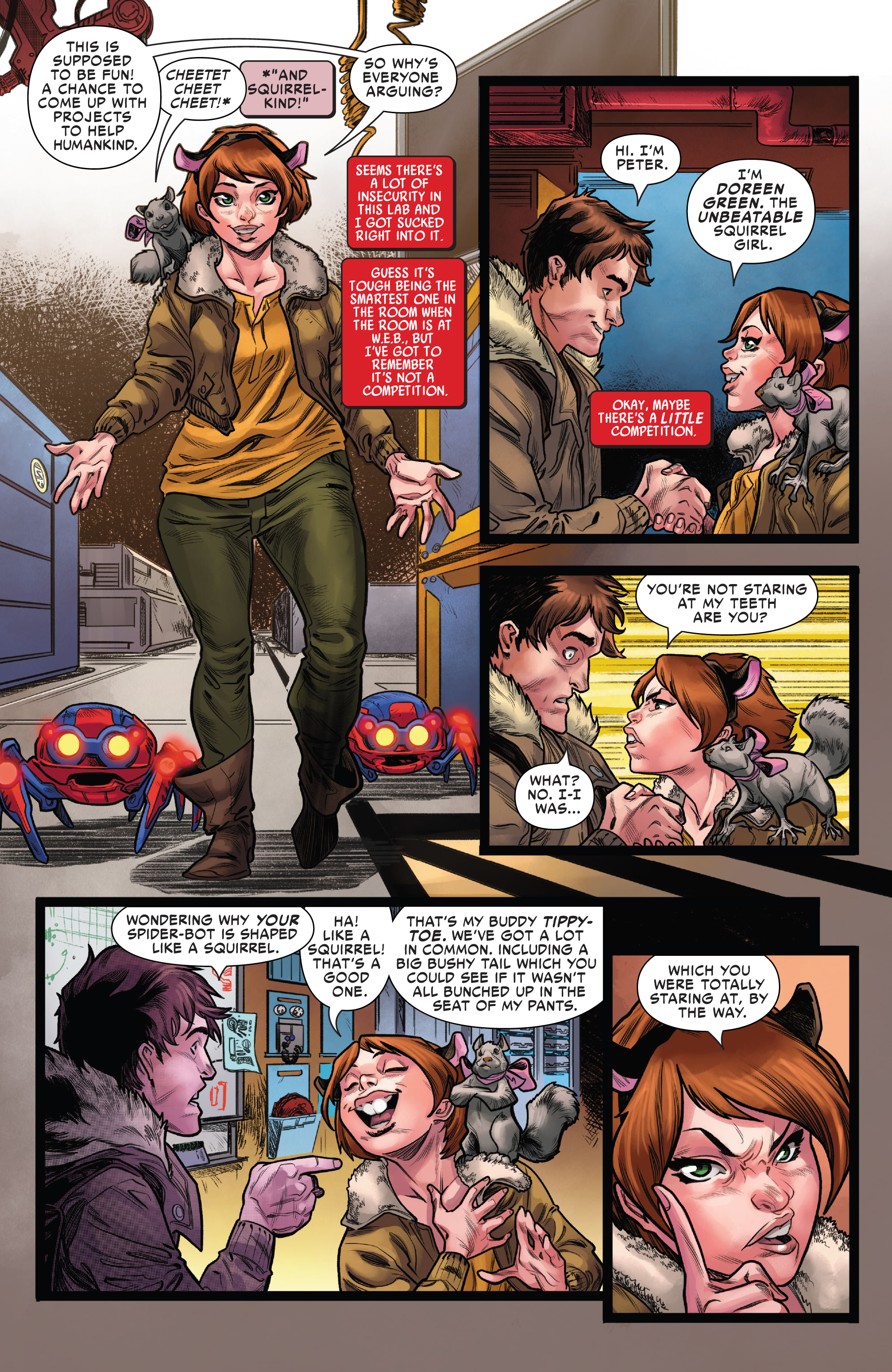 Read online W.E.B. Of Spider-Man comic -  Issue #1 - 11
