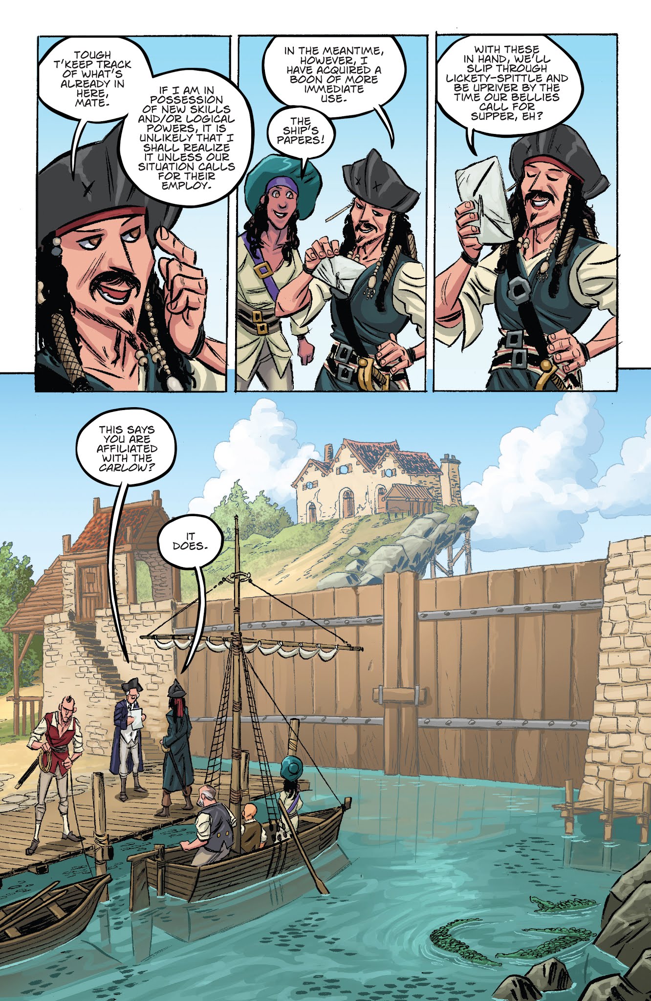 Read online Disney Pirates of the Caribbean comic -  Issue #3 - 13
