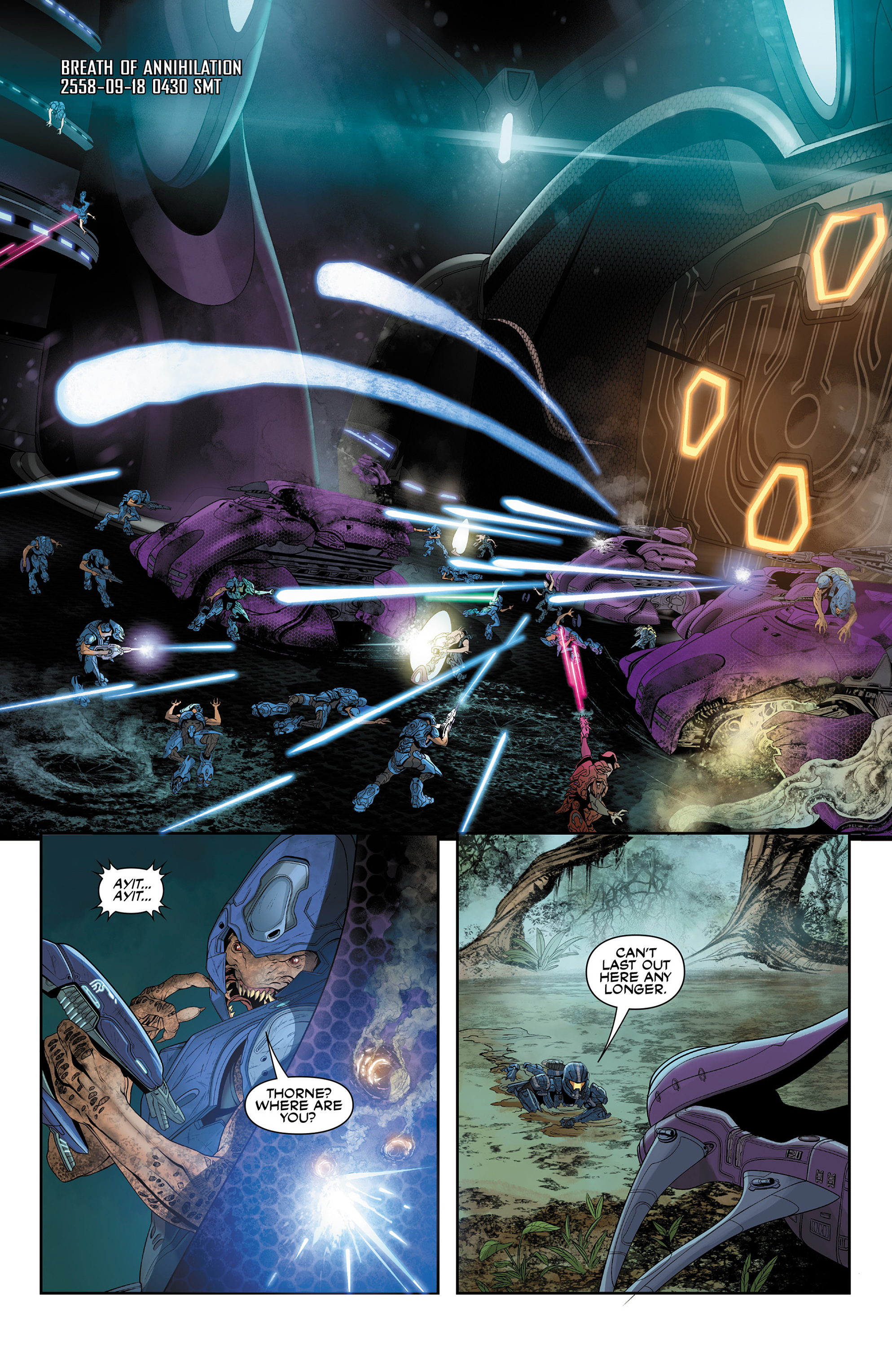 Read online Halo: Escalation comic -  Issue #23 - 18