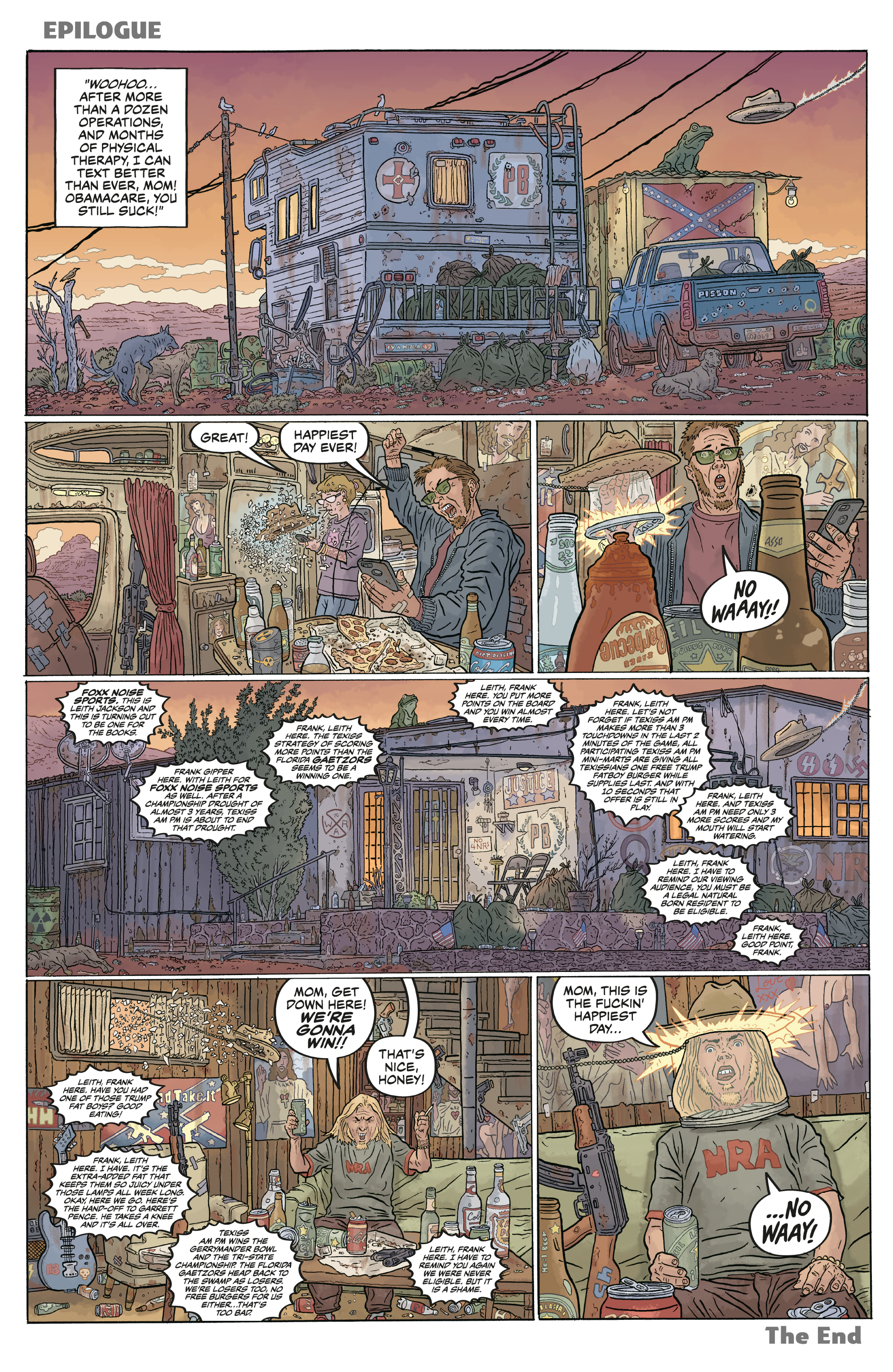 Read online Shaolin Cowboy: Cruel to Be Kin comic -  Issue #7 - 32