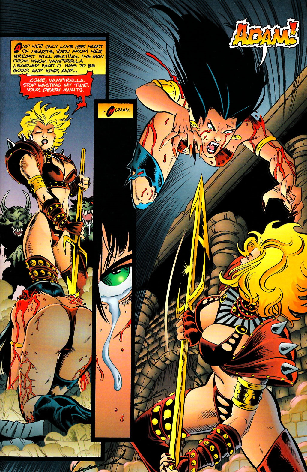 Read online Vampirella: Death & Destruction comic -  Issue # _TPB - 100