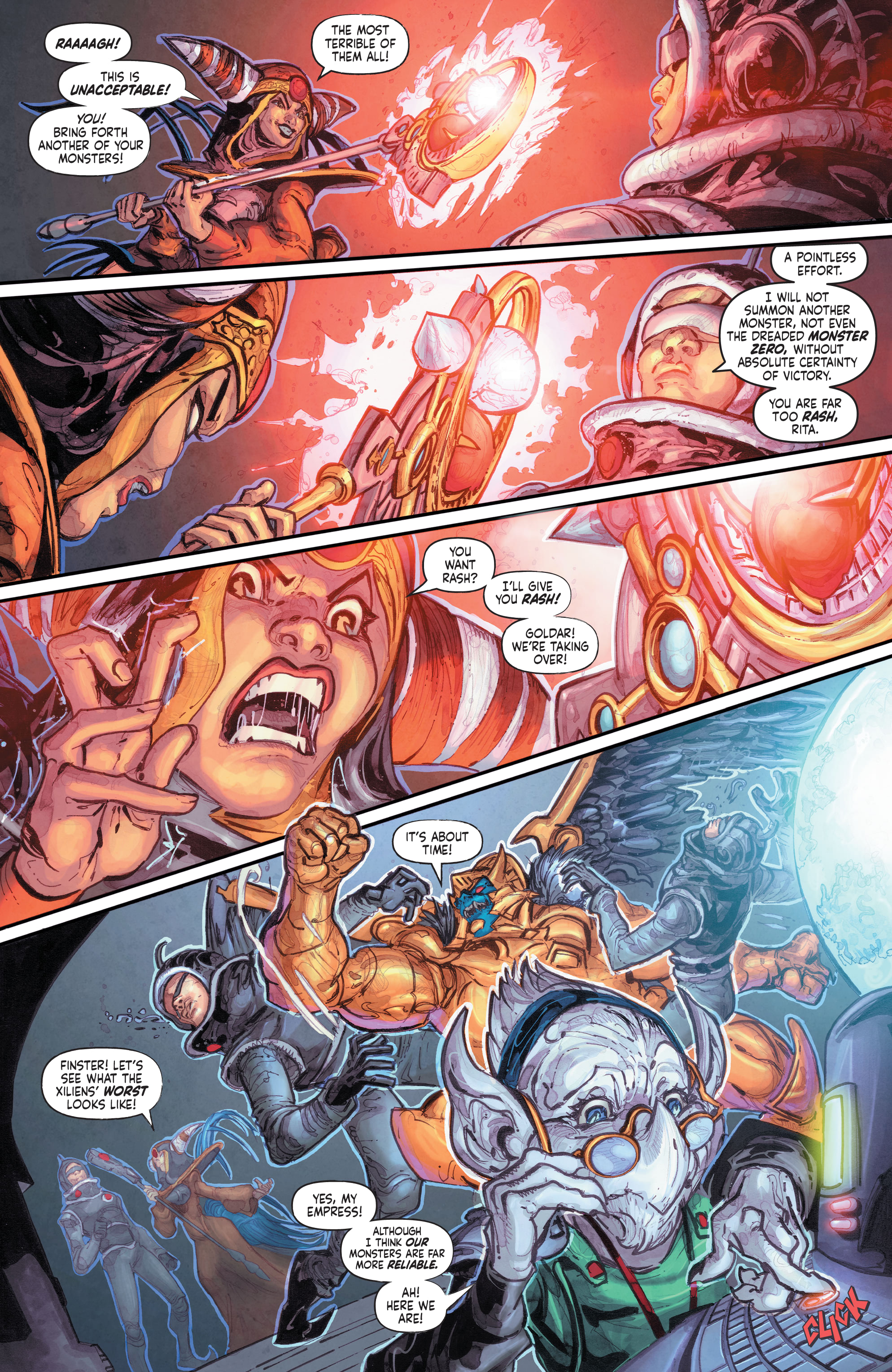 Read online Godzilla vs. The Mighty Morphin Power Rangers comic -  Issue #4 - 6