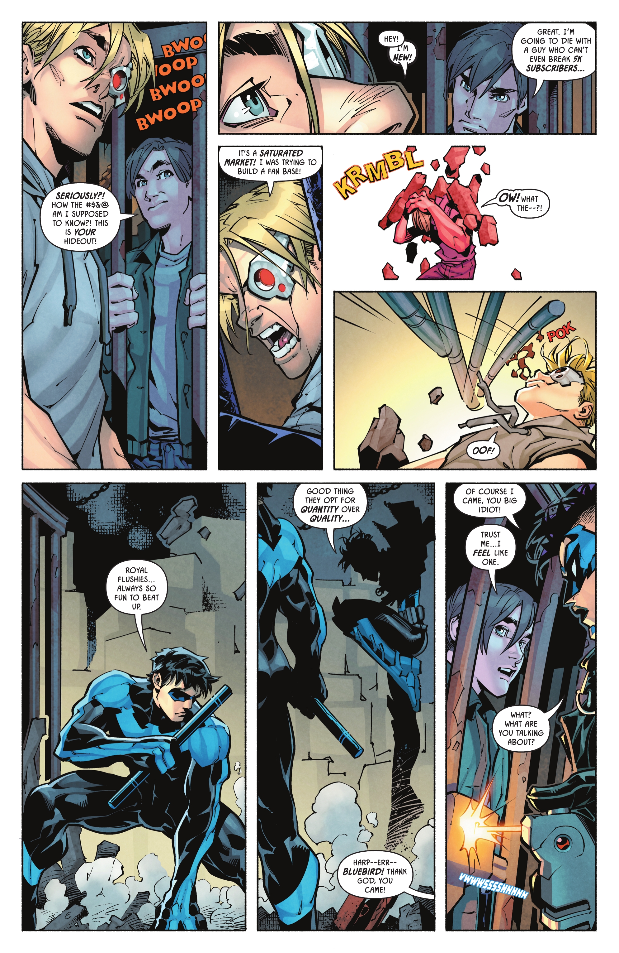Read online Punchline: The Gotham Game comic -  Issue #5 - 10