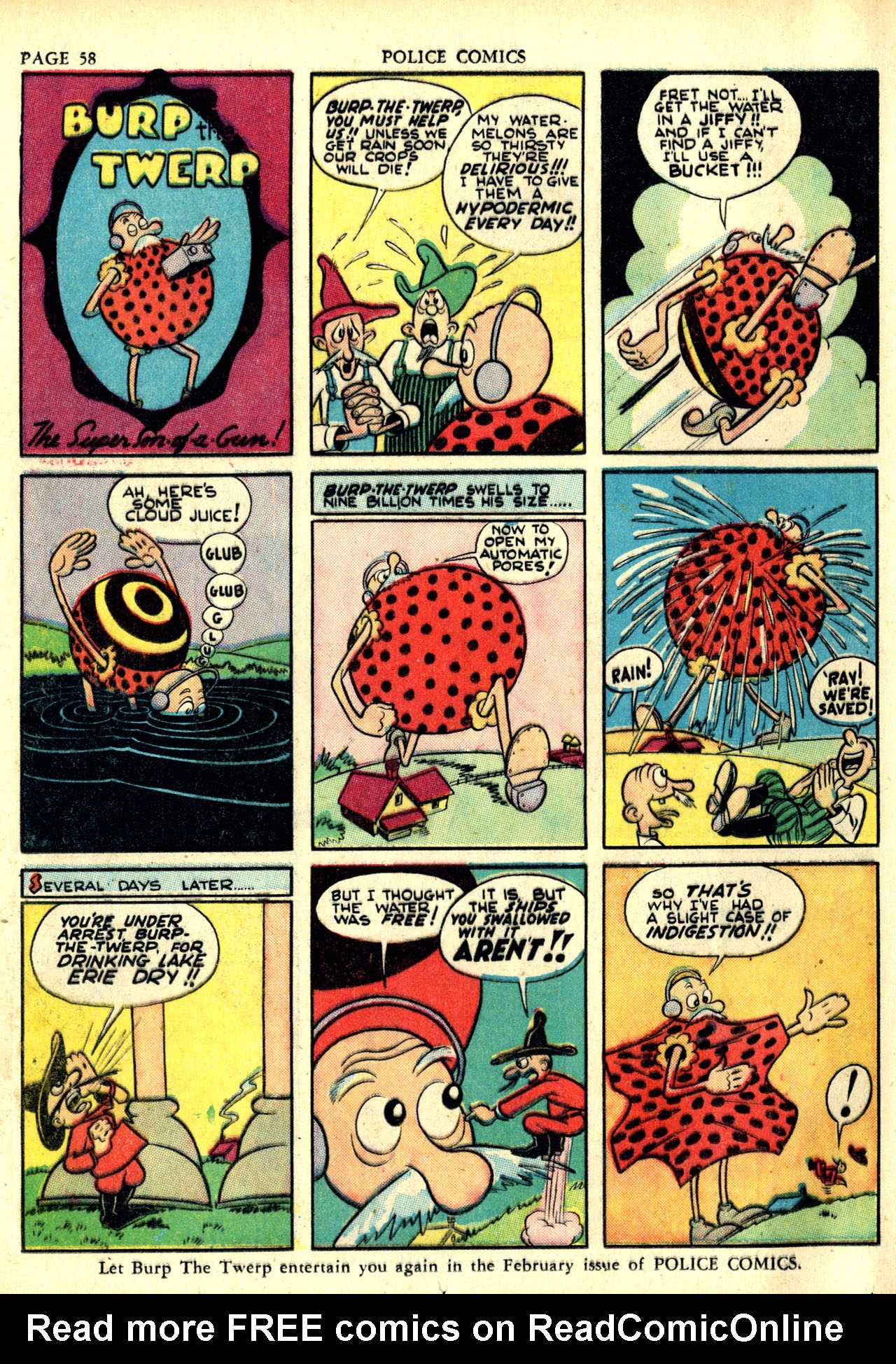 Read online Police Comics comic -  Issue #6 - 61