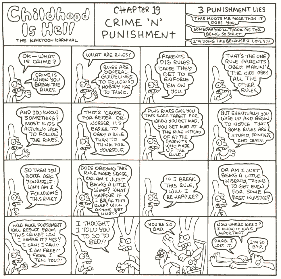 Read online Life In Hell comic -  Issue # TPB Childhood Is Hell - 23