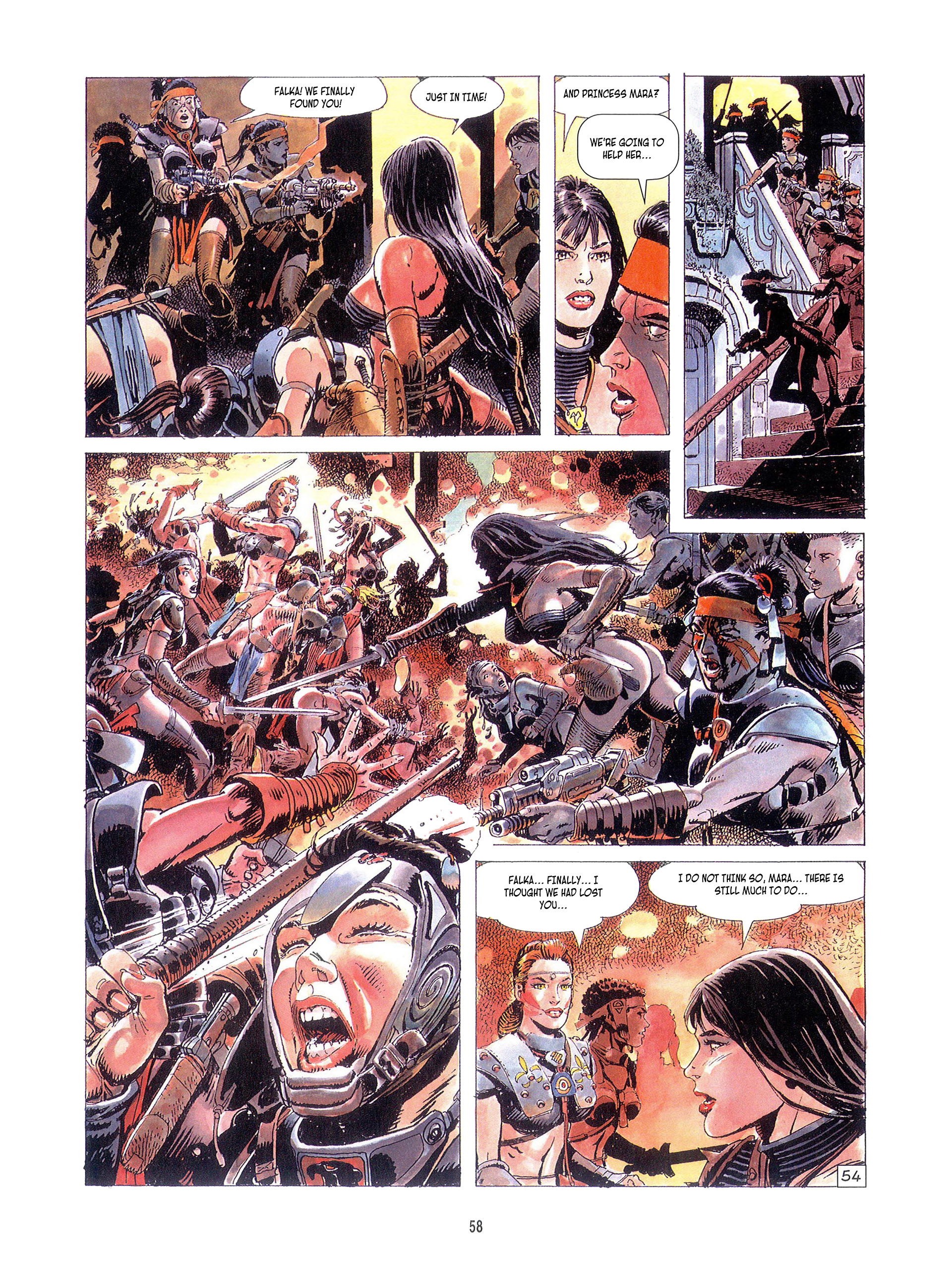 Read online Falka comic -  Issue #5 - 56