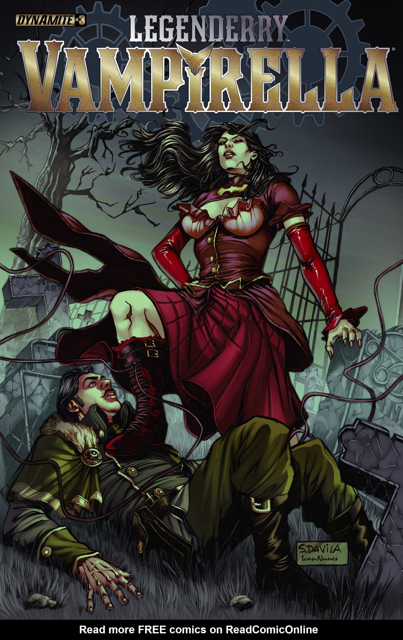 Read online Legenderry: Vampirella comic -  Issue #3 - 1