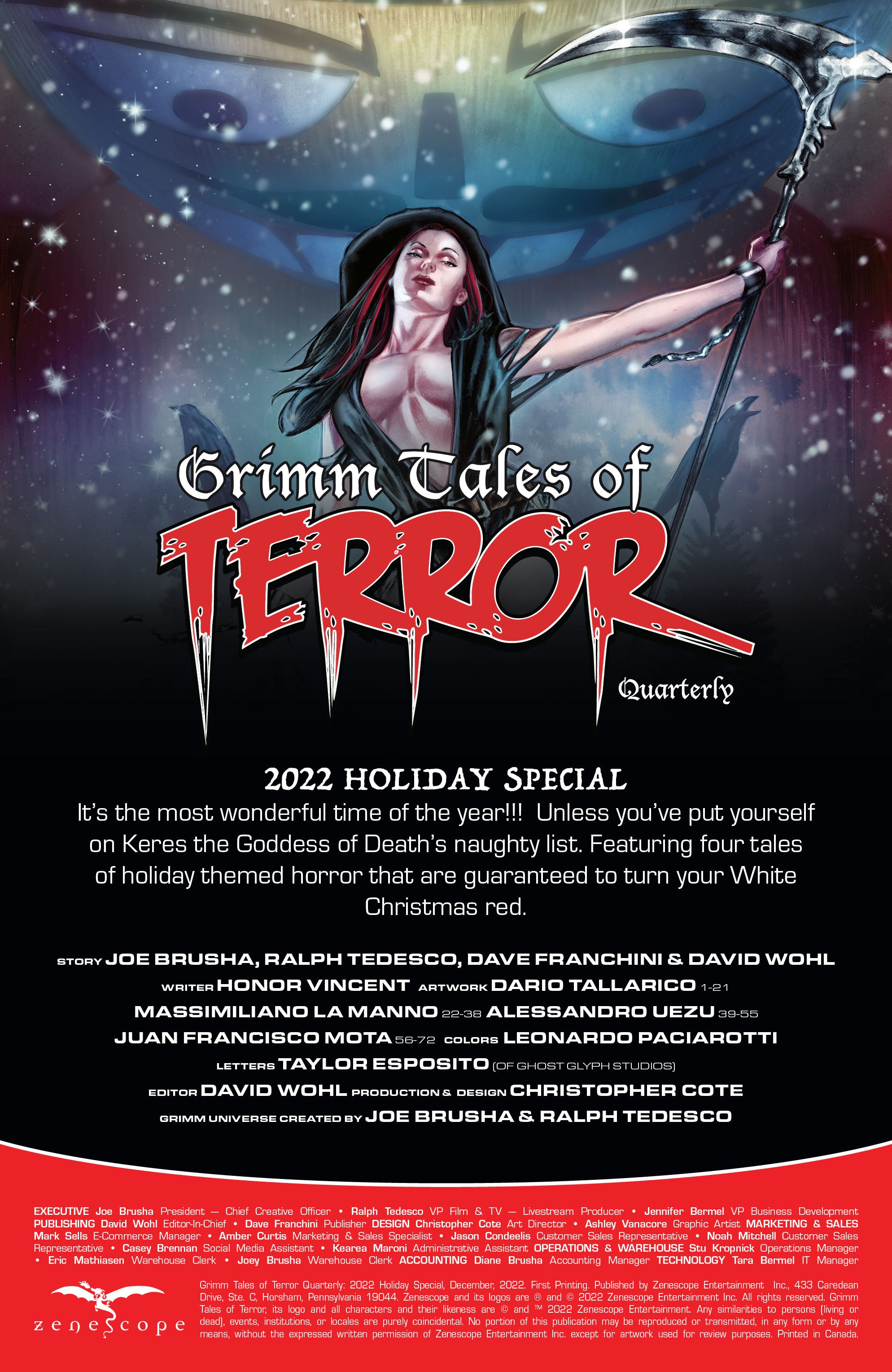 Read online Grimm Tales of Terror Quarterly: Holiday Special 2022 comic -  Issue # Full - 2