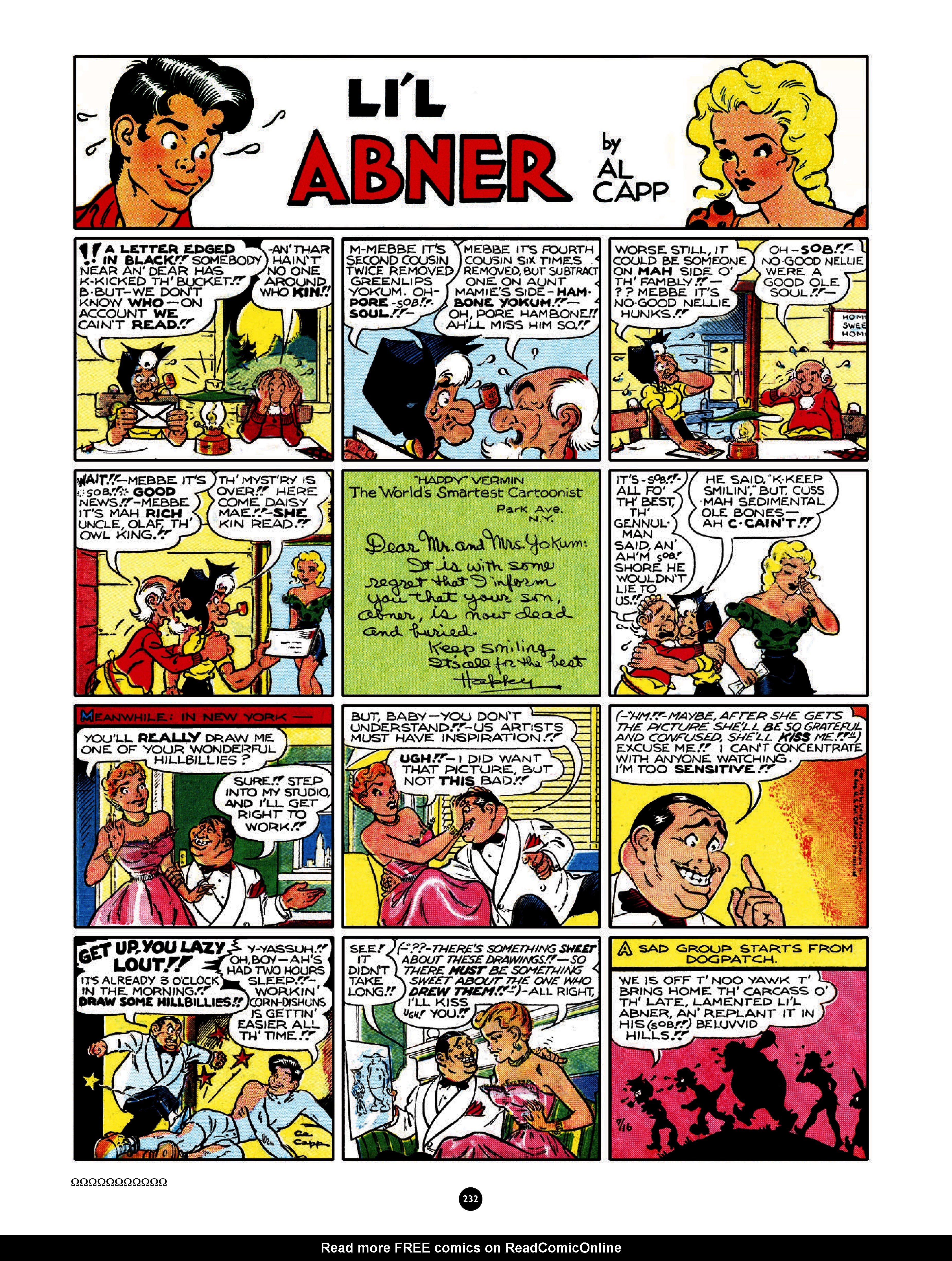 Read online Al Capp's Li'l Abner Complete Daily & Color Sunday Comics comic -  Issue # TPB 8 (Part 3) - 36