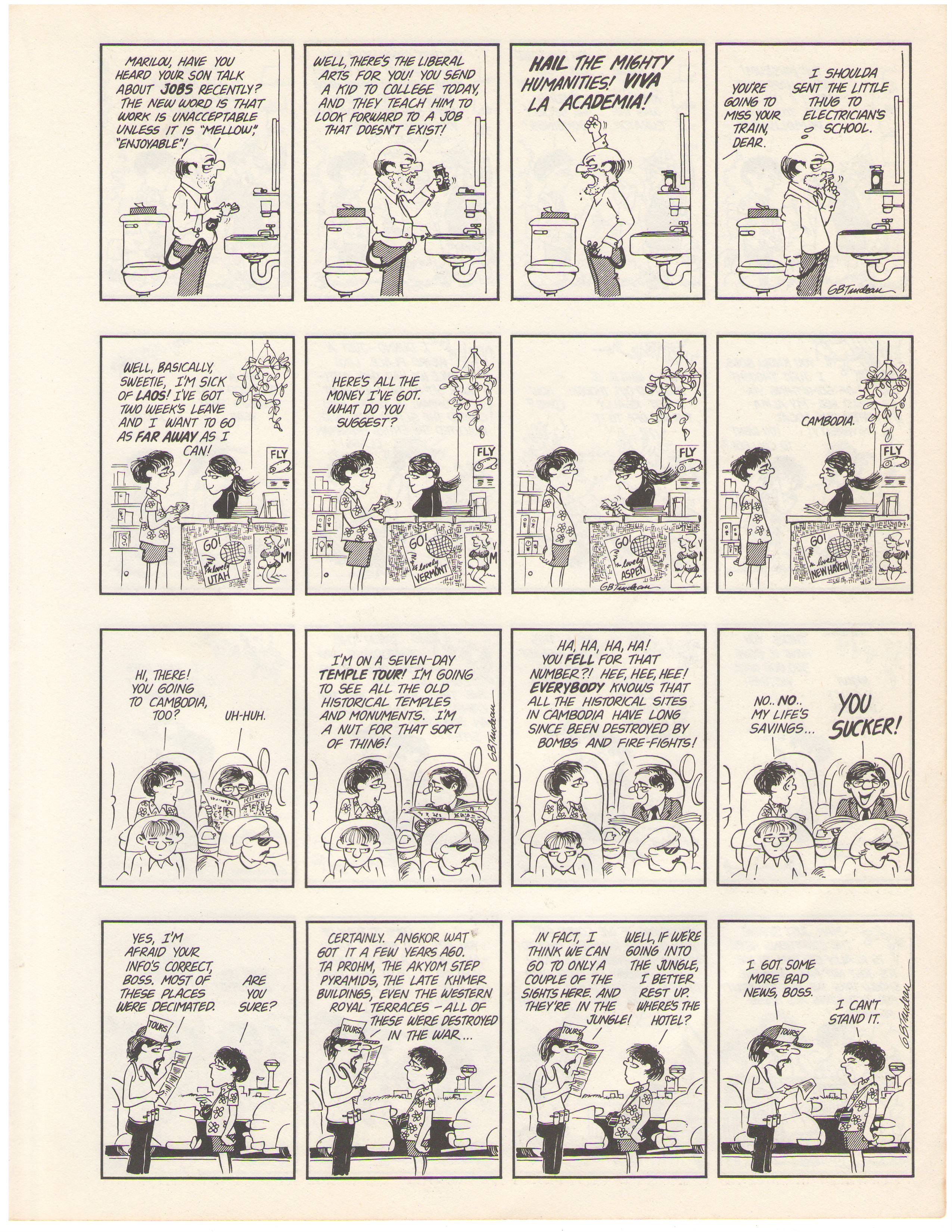 Read online The Doonesbury Chronicles comic -  Issue # TPB (Part 2) - 34