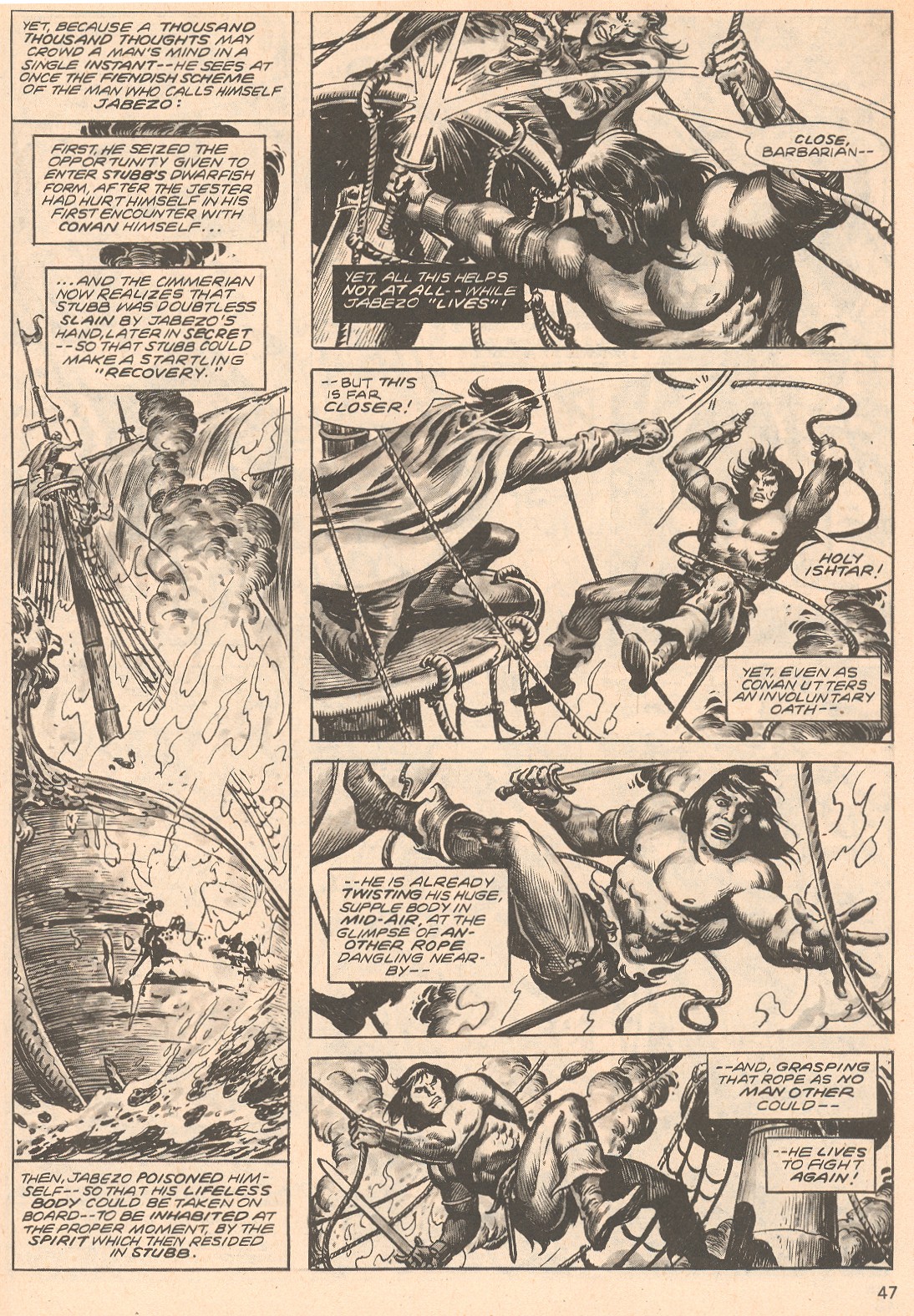 Read online The Savage Sword Of Conan comic -  Issue #66 - 47