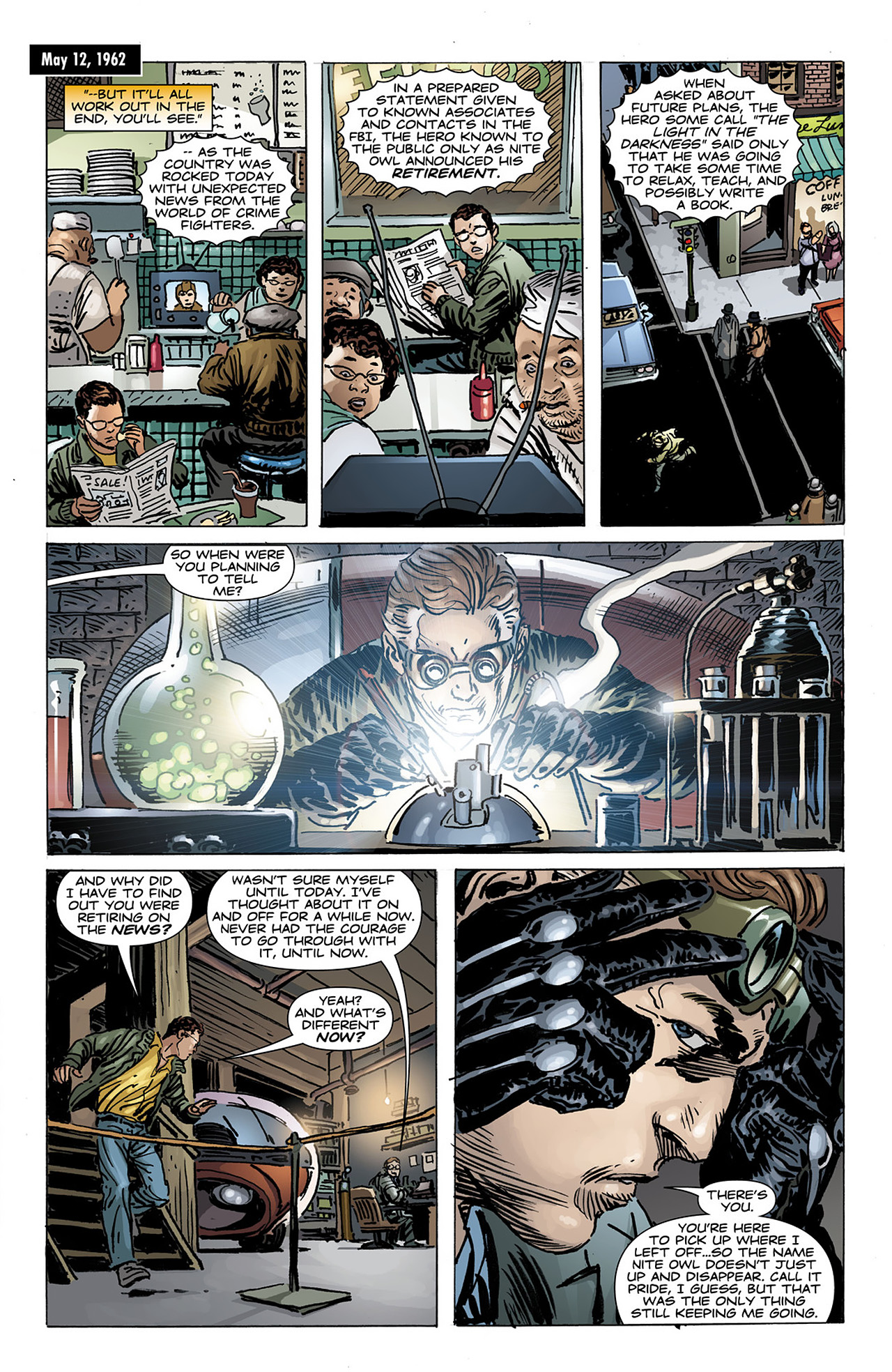 Read online Before Watchmen: Nite Owl comic -  Issue #1 - 18