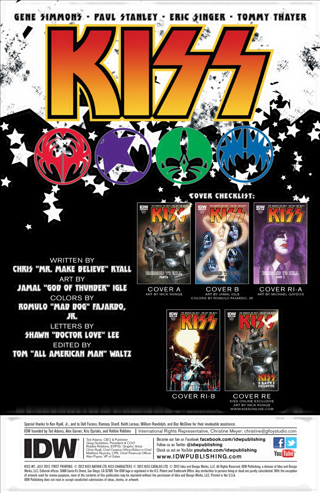 Read online KISS (2012) comic -  Issue #2 - 2