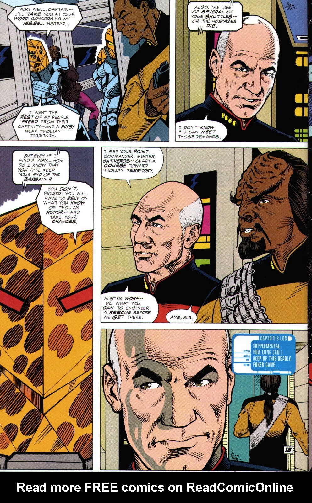 Read online Star Trek: The Next Generation (1989) comic -  Issue #75 - 17