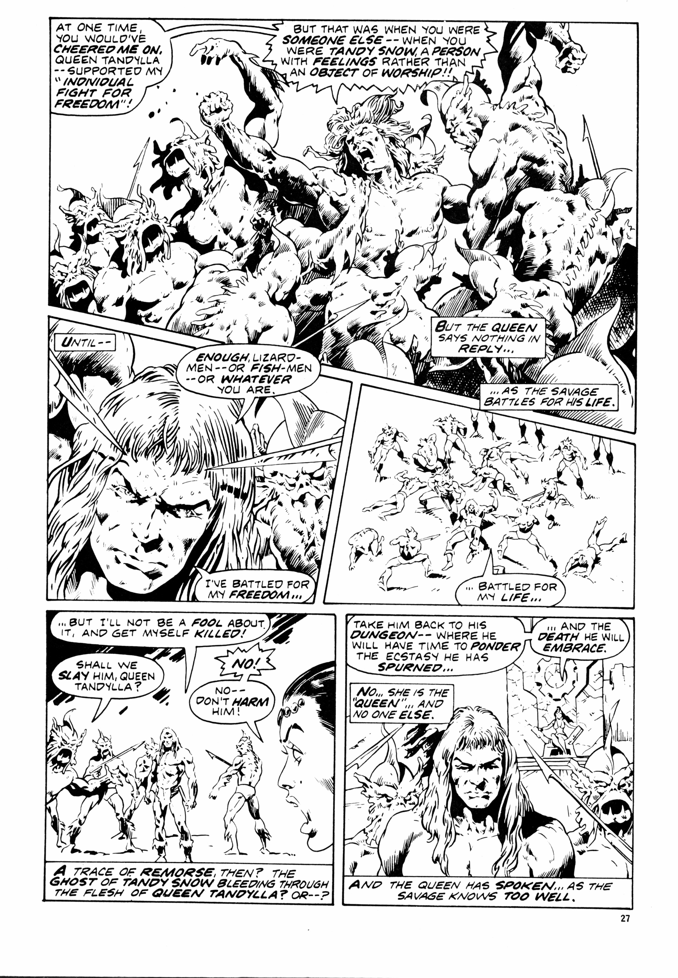 Read online Planet of the Apes (1974) comic -  Issue #119 - 26