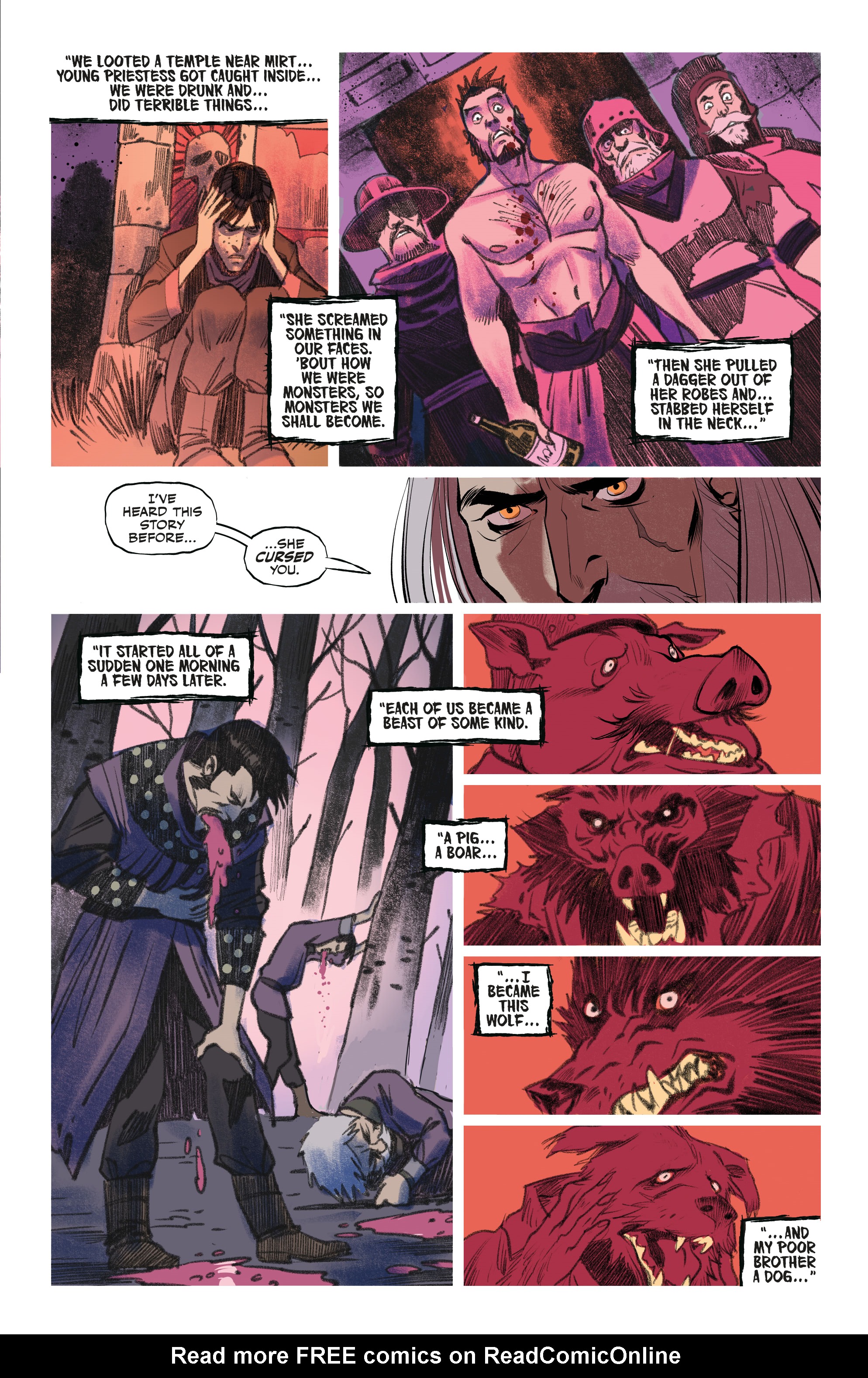 Read online The Witcher: The Ballad of Two Wolves comic -  Issue #4 - 5