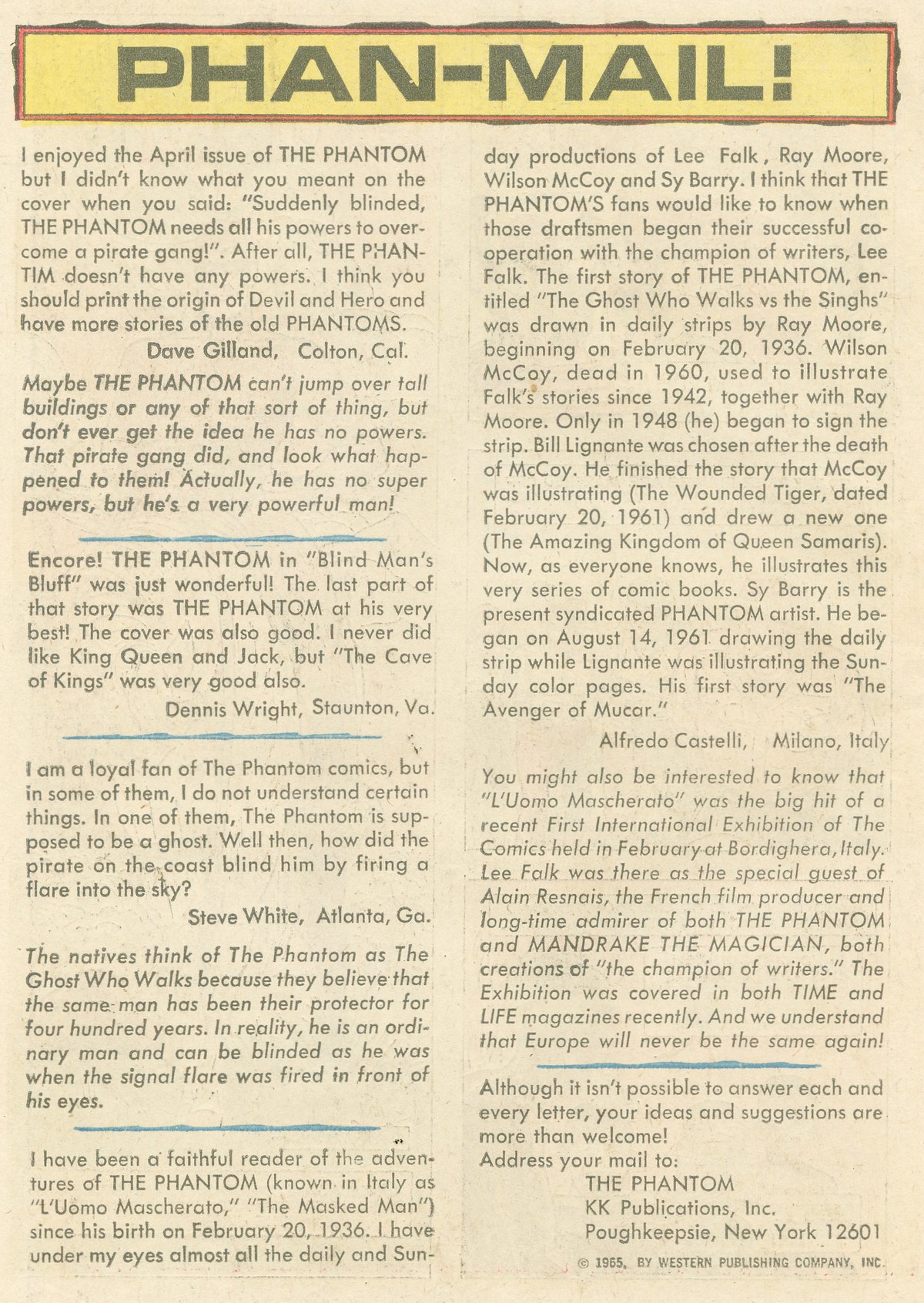 Read online The Phantom (1962) comic -  Issue #15 - 18