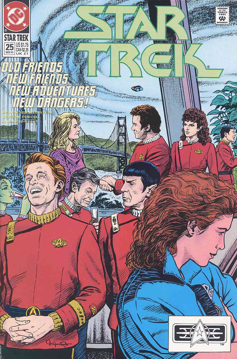 Read online Star Trek (1989) comic -  Issue #25 - 1