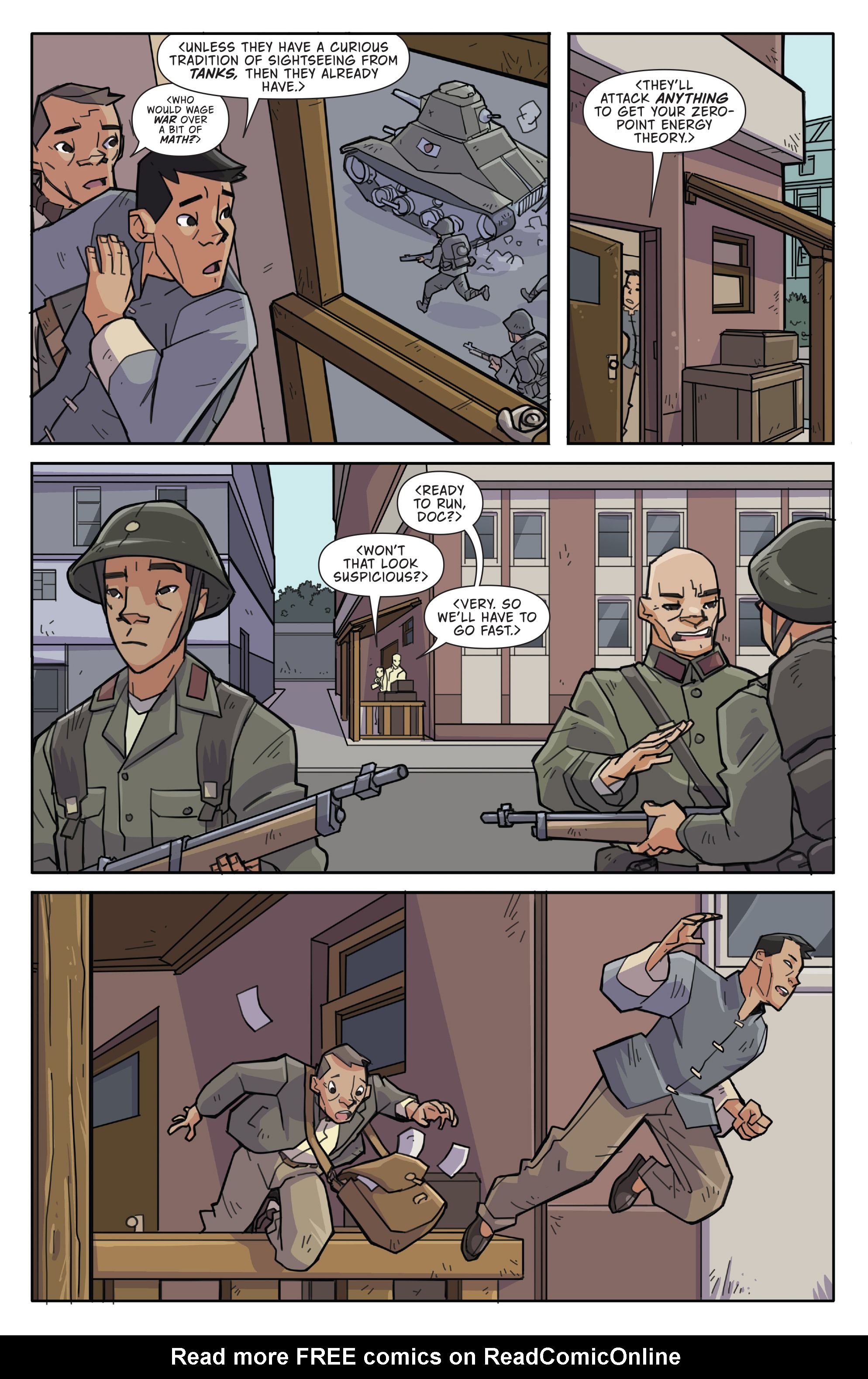 Read online Atomic Robo and the Temple of Od comic -  Issue #3 - 4