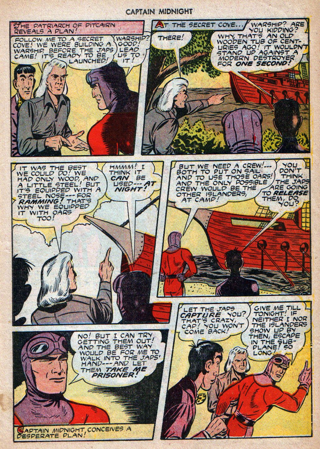 Read online Captain Midnight (1942) comic -  Issue #19 - 11