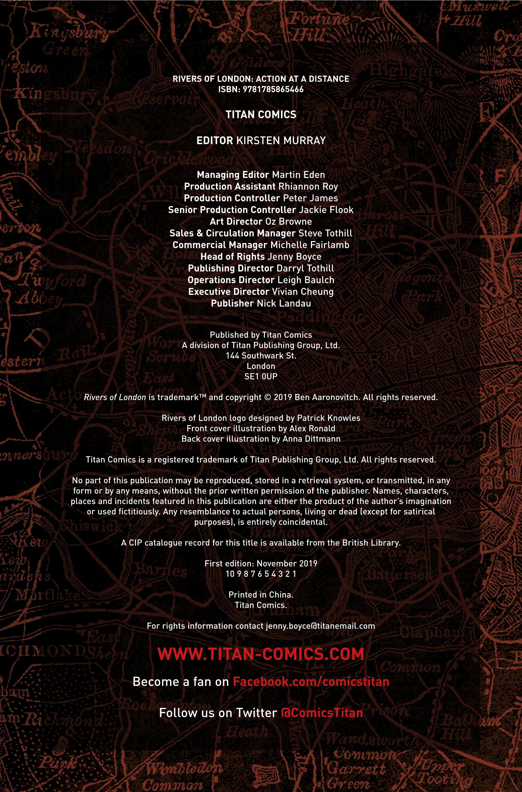 Read online Rivers of London: Action at a Distance comic -  Issue # TPB - 4