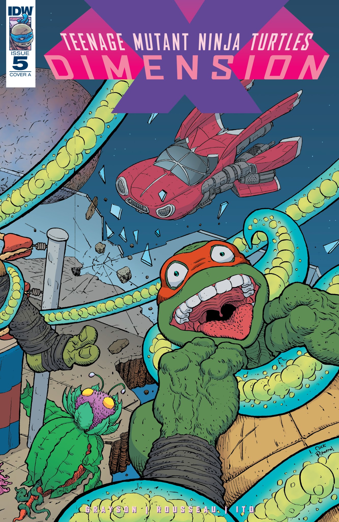 Read online Teenage Mutant Ninja Turtles: Dimension X comic -  Issue #5 - 1