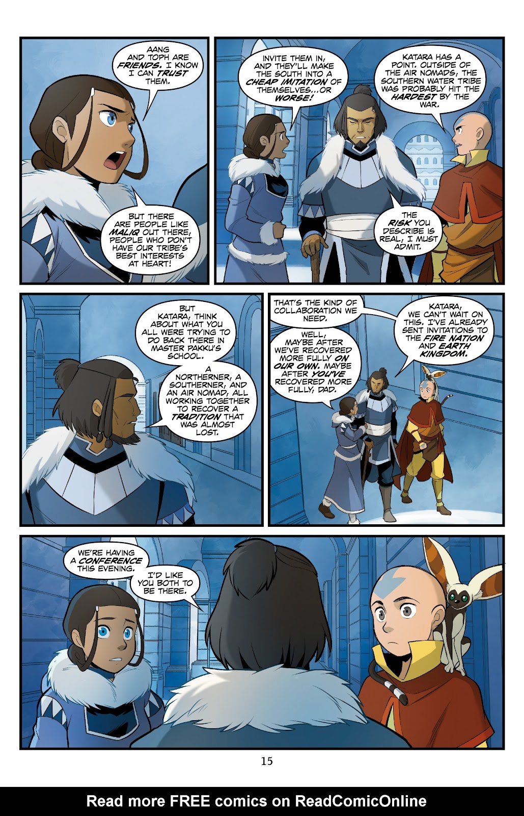Nickelodeon Avatar: The Last Airbender - North and South issue 3 - Page 16