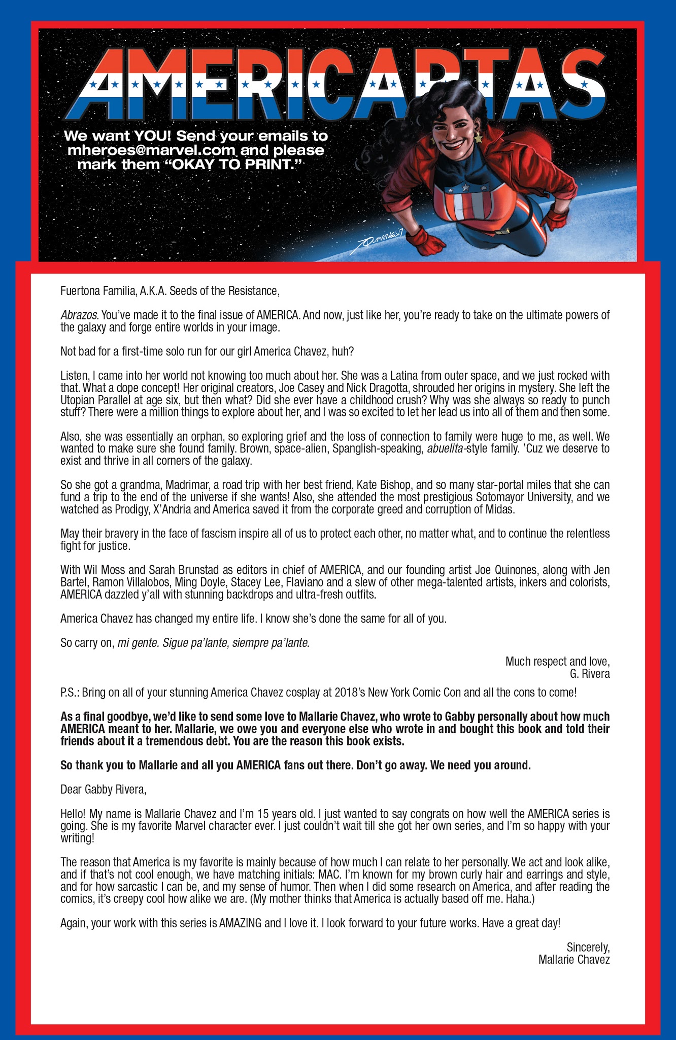 Read online America (2017) comic -  Issue #12 - 22