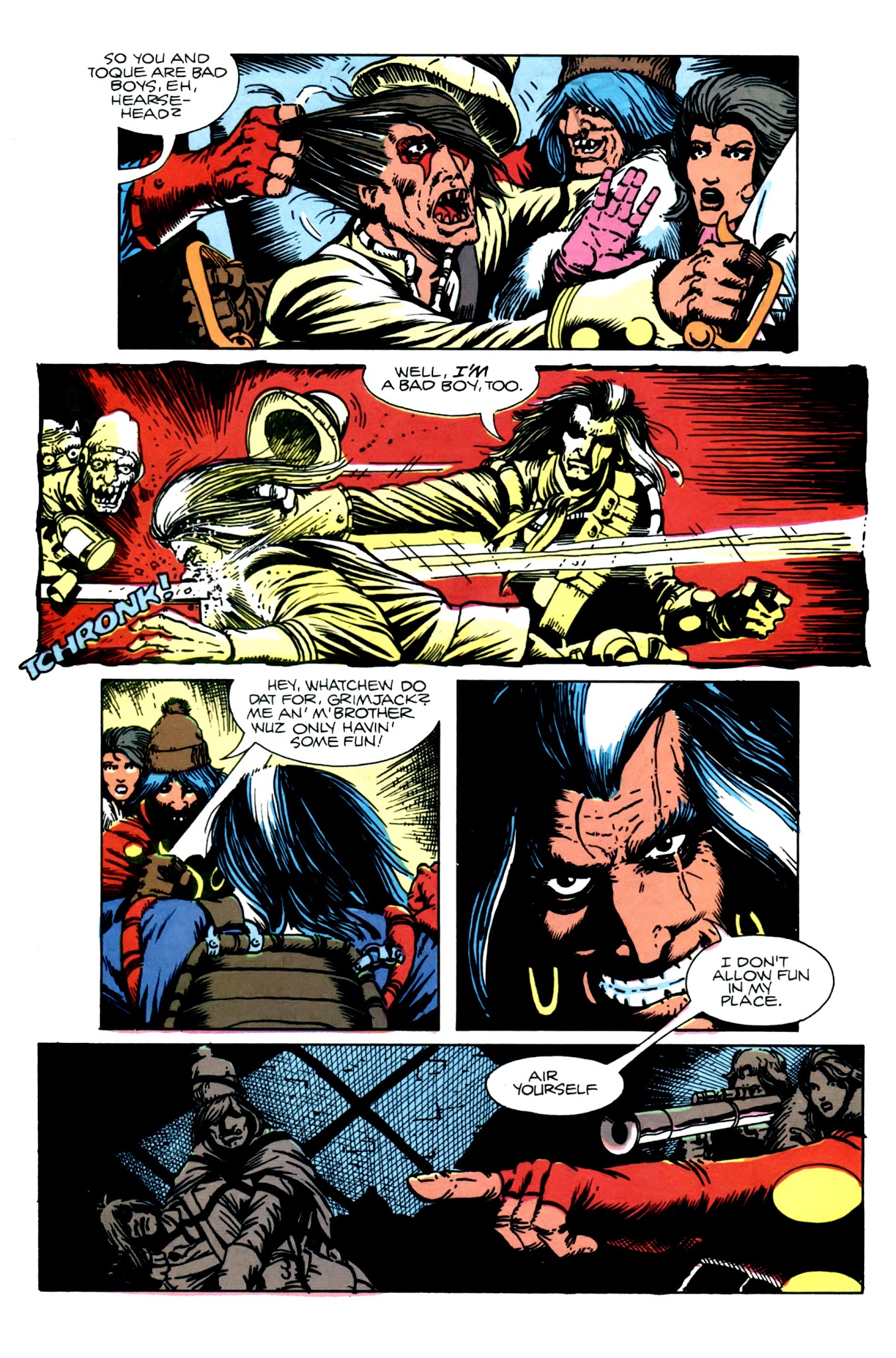 Read online Grimjack comic -  Issue #1 - 5