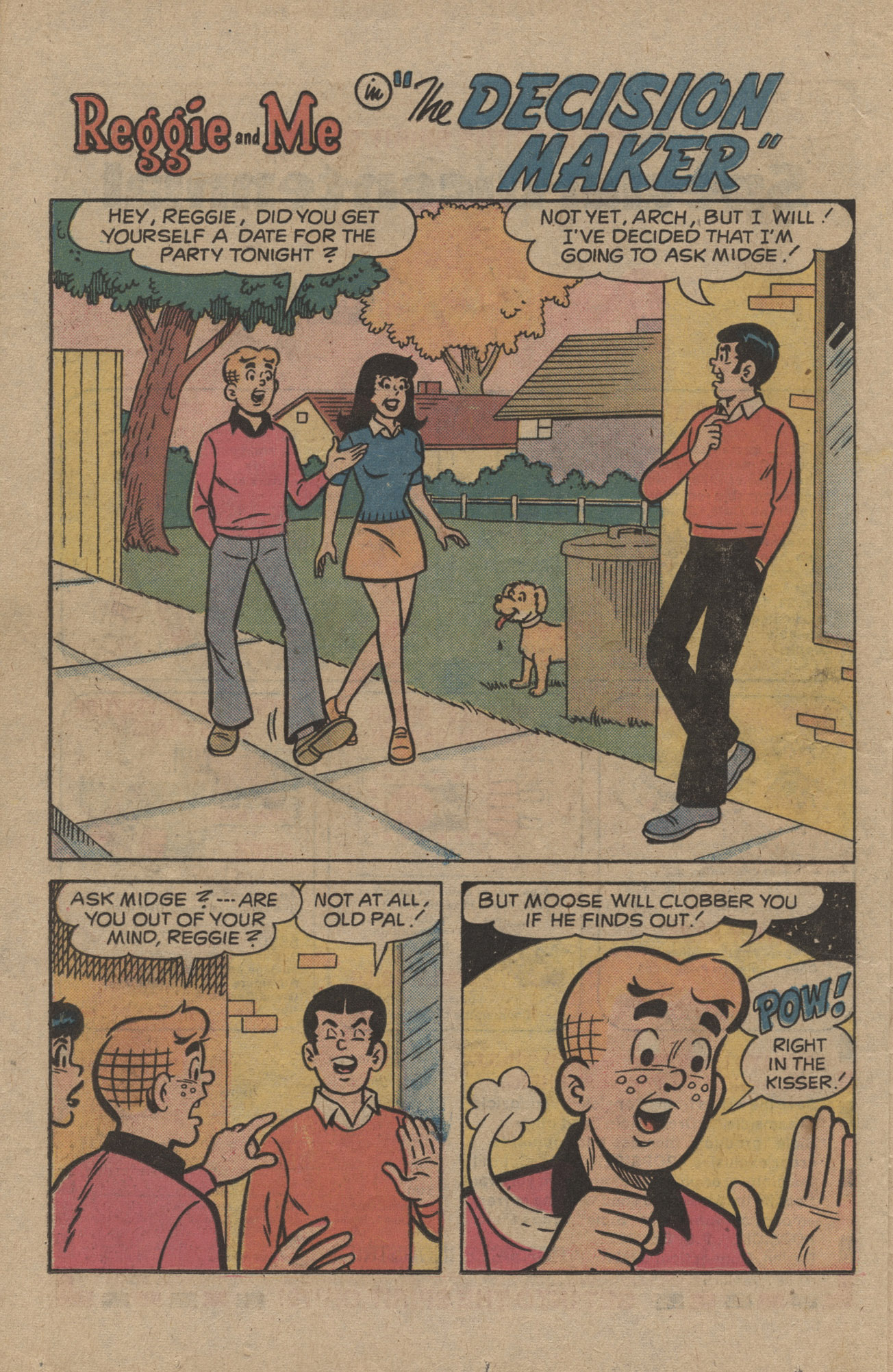 Read online Reggie and Me (1966) comic -  Issue #81 - 26