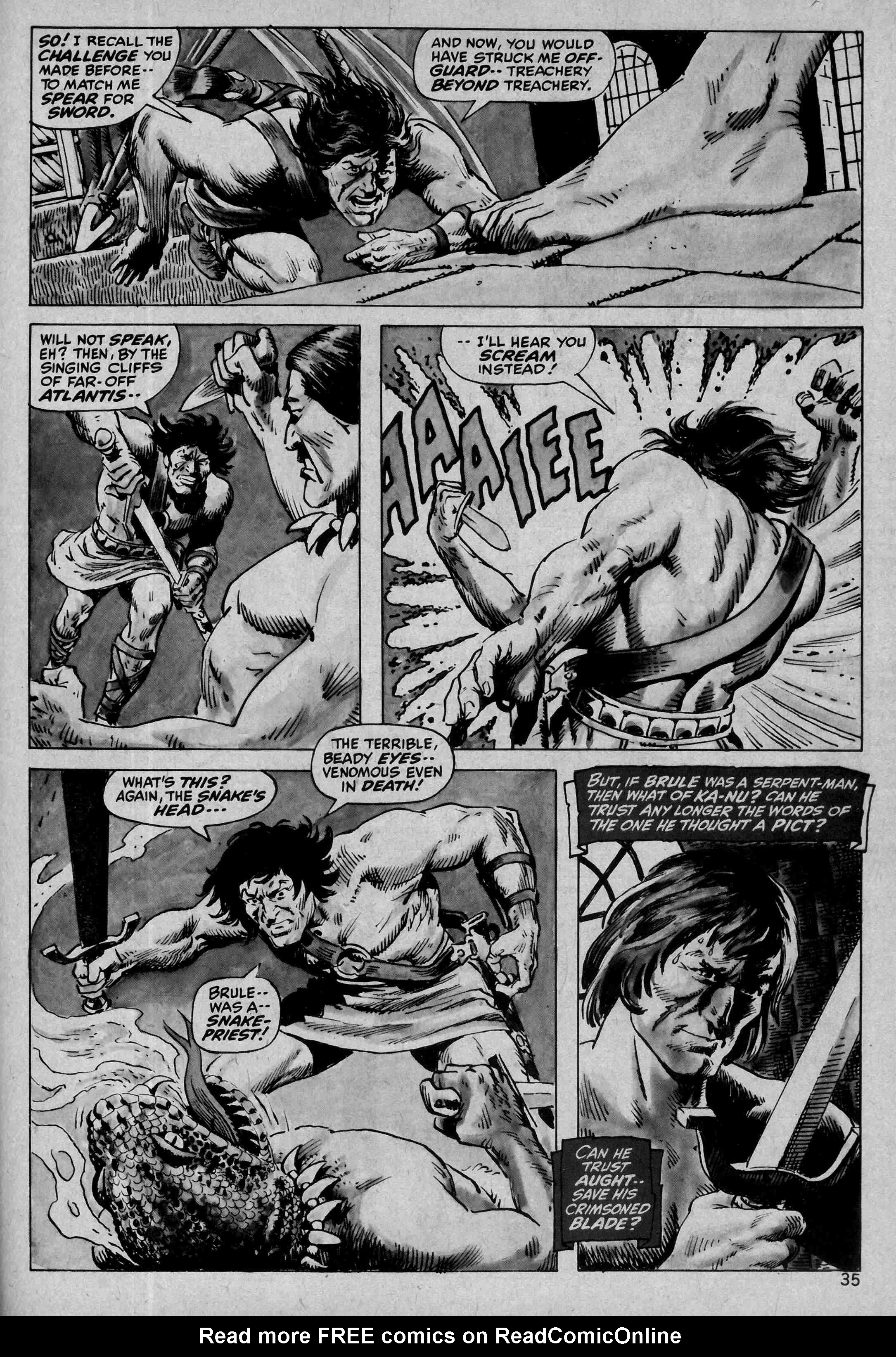 Read online Kull and the Barbarians comic -  Issue #1 - 35
