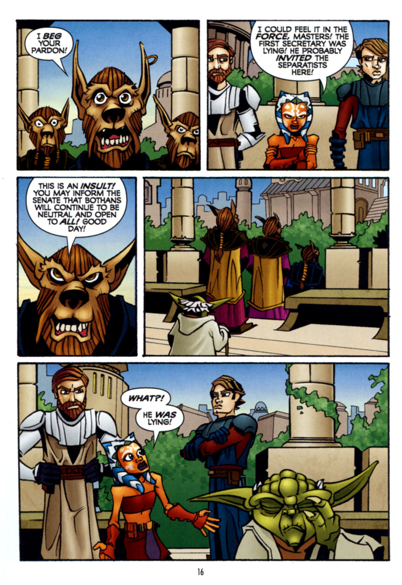 Read online Star Wars: The Clone Wars - The Wind Raiders of Taloraan comic -  Issue # Full - 16
