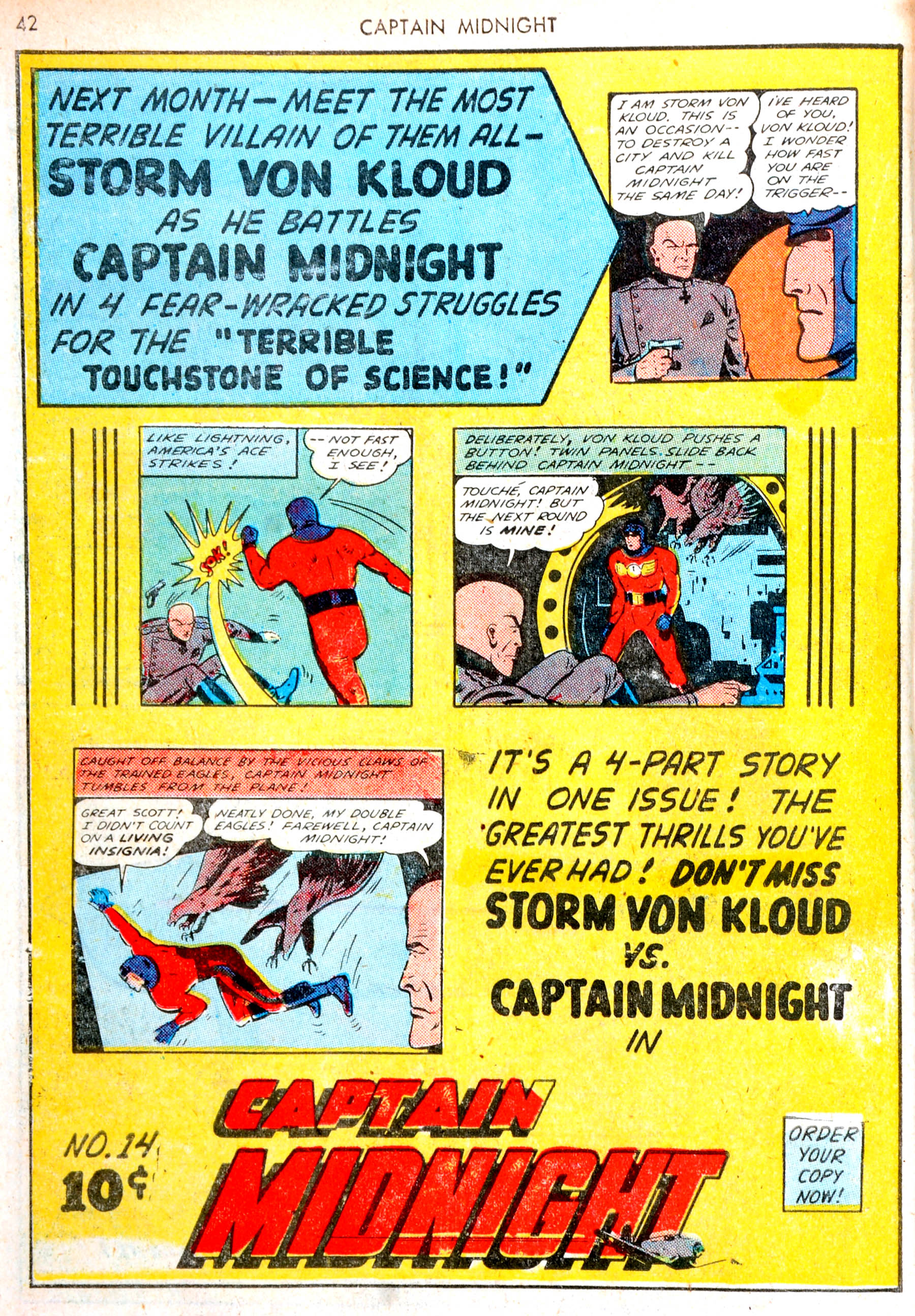 Read online Captain Midnight (1942) comic -  Issue #13 - 41