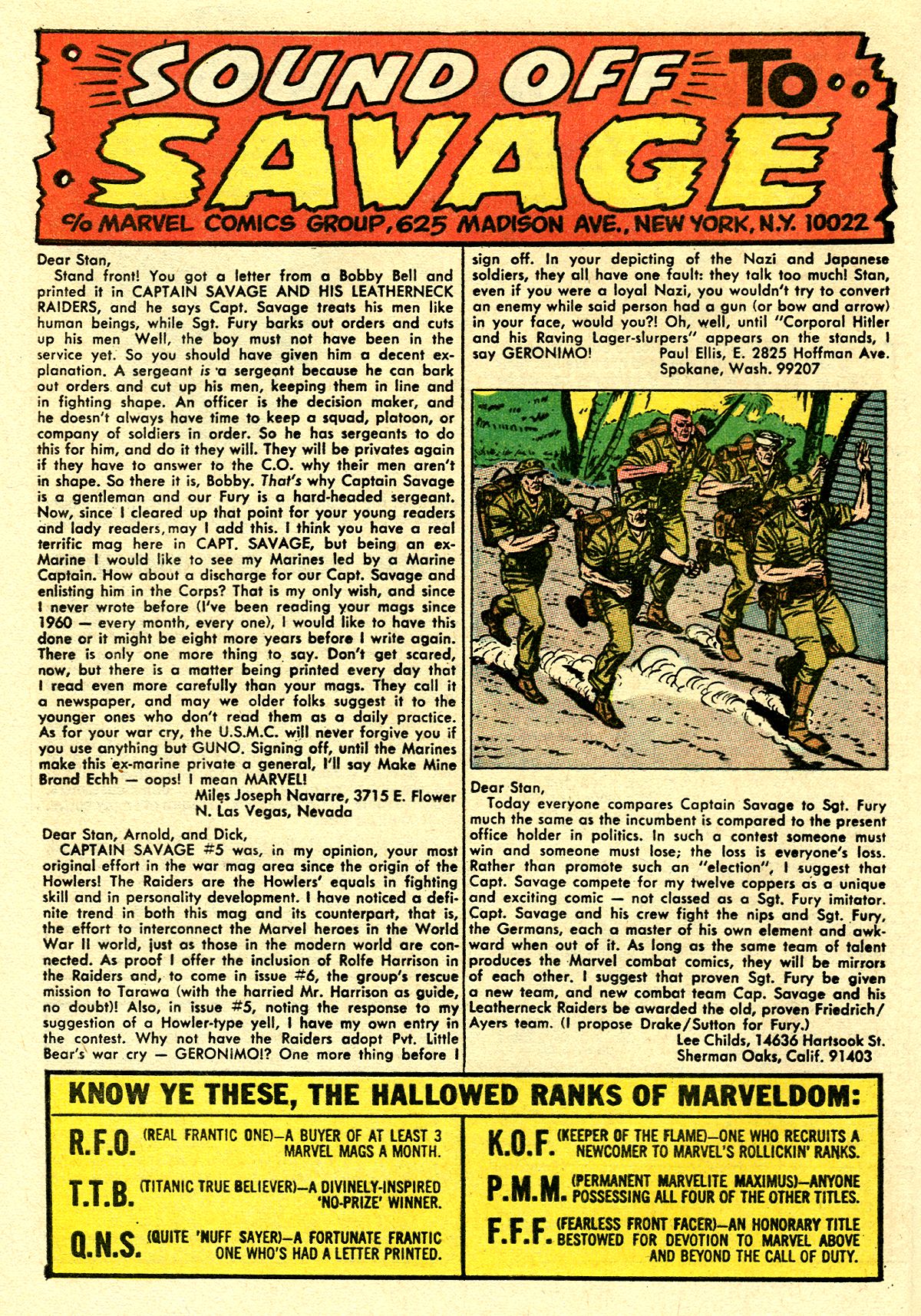 Read online Captain Savage and his Leatherneck Raiders comic -  Issue #8 - 32