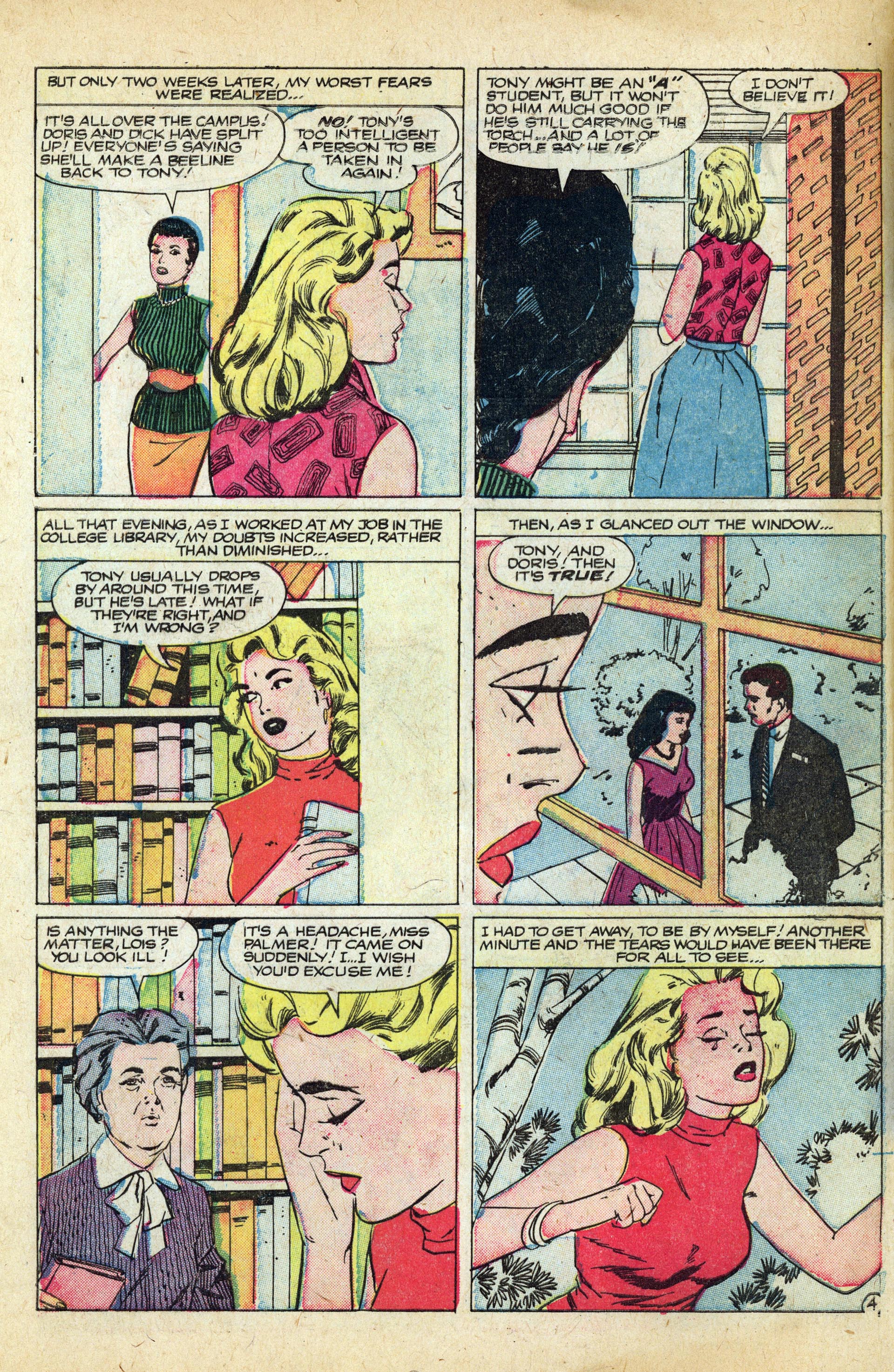 Read online Love Romances comic -  Issue #75 - 6