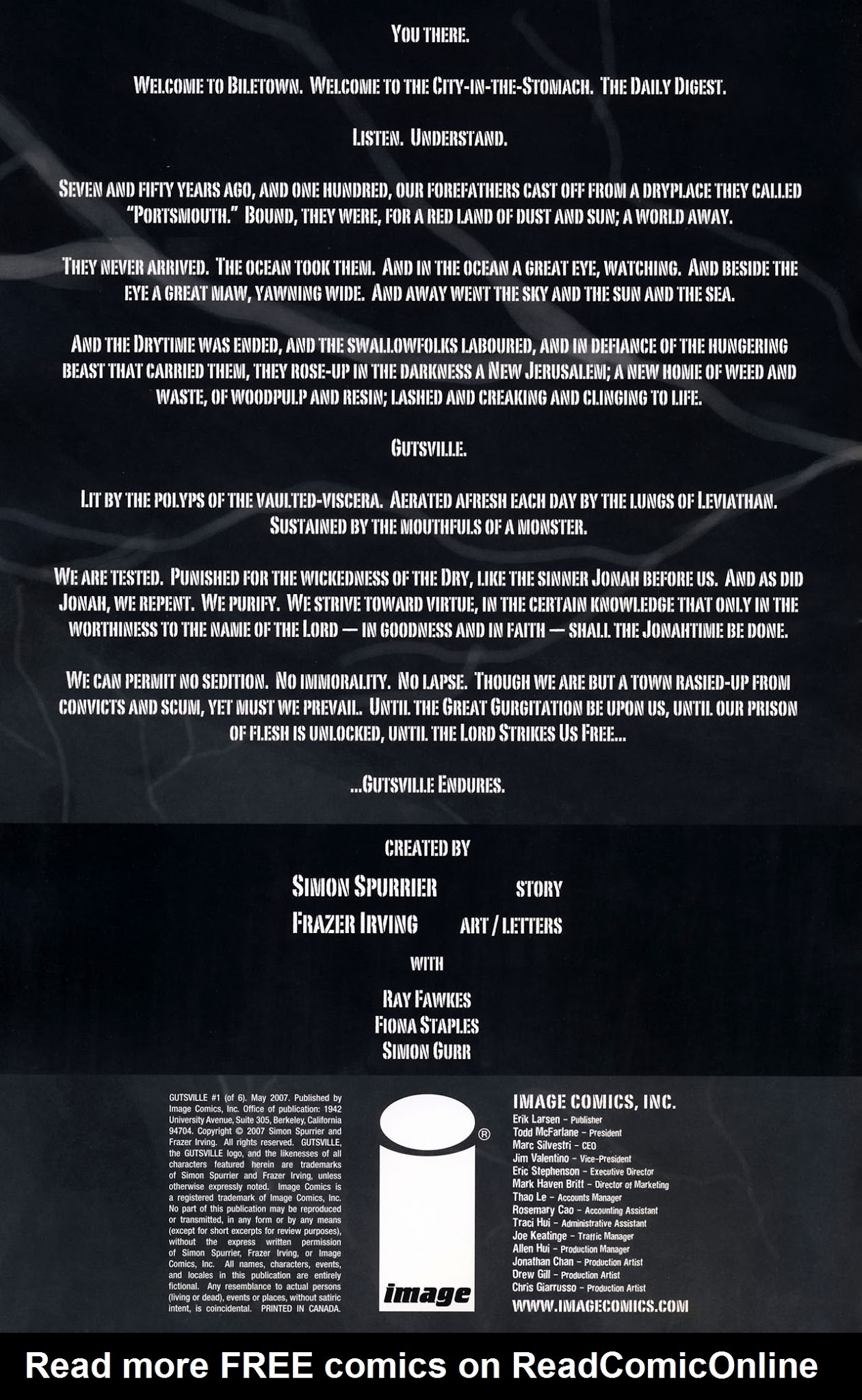 Read online Gutsville comic -  Issue #1 - 2