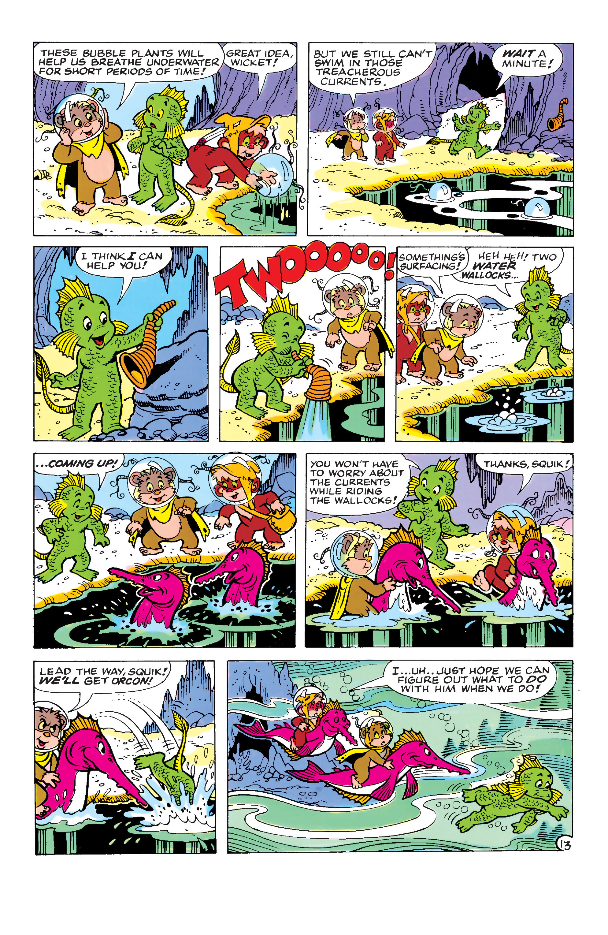Read online Ewoks comic -  Issue #9 - 14