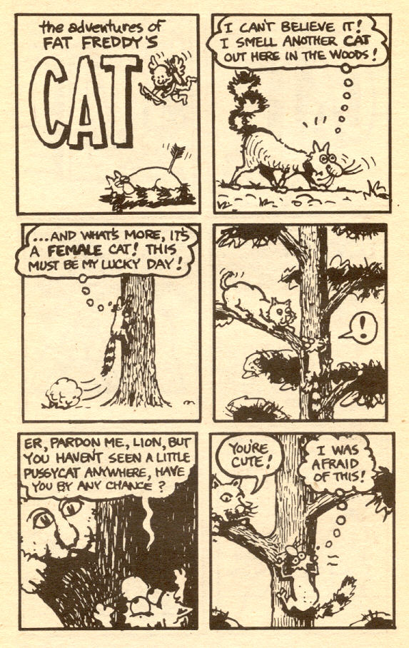 Read online Adventures of Fat Freddy's Cat comic -  Issue #3 - 36