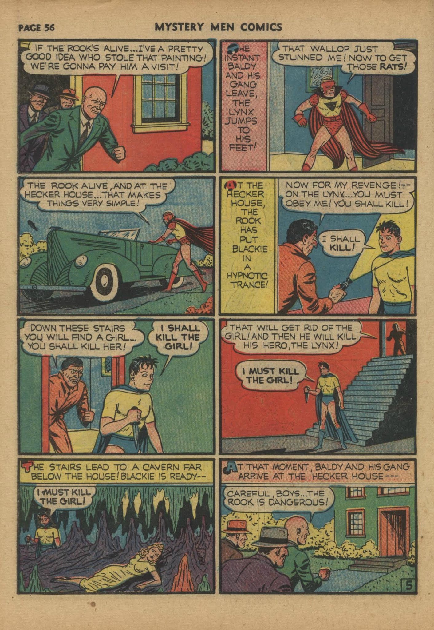 Read online Mystery Men Comics comic -  Issue #19 - 58