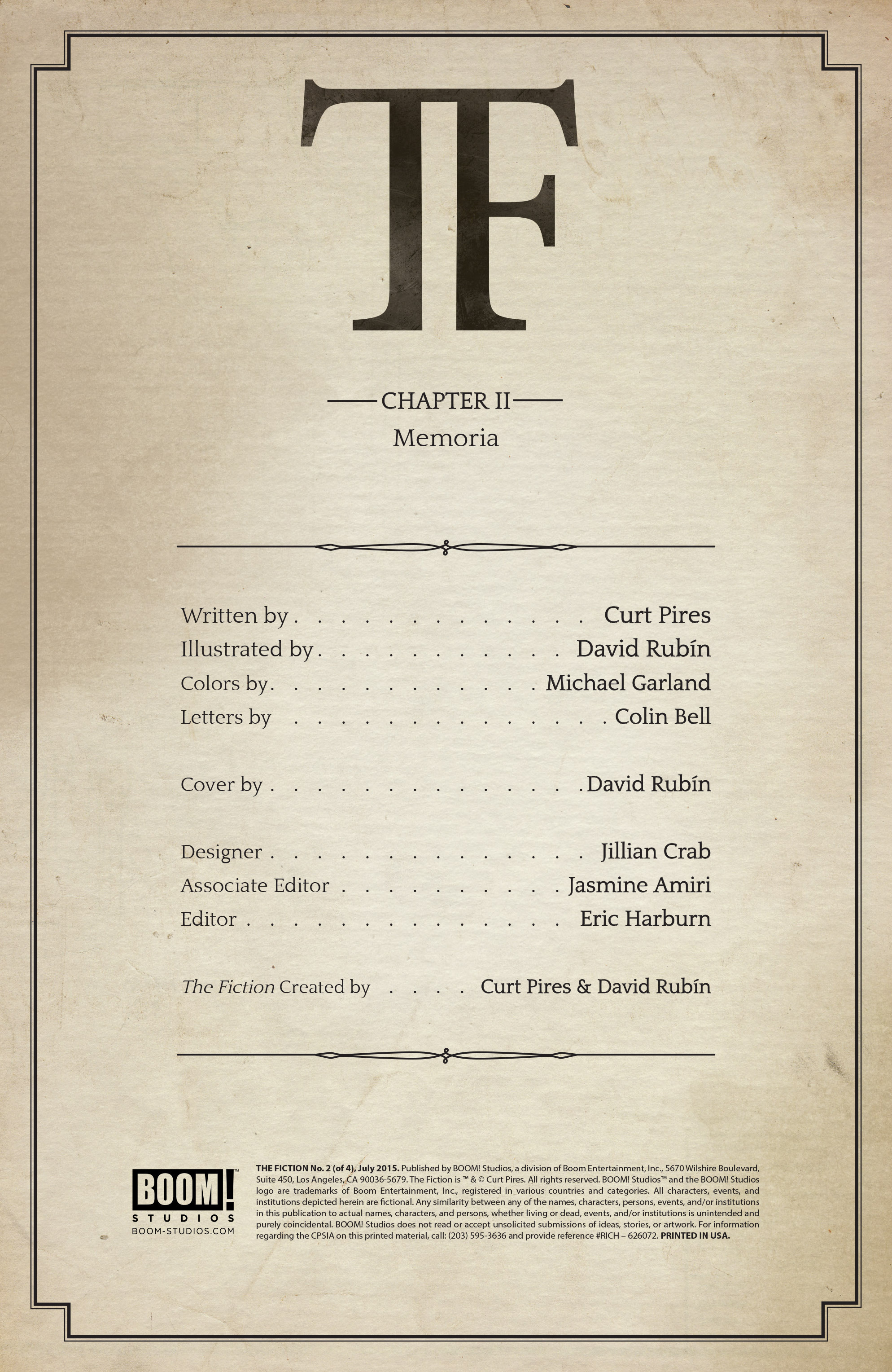 Read online The Fiction comic -  Issue #2 - 2