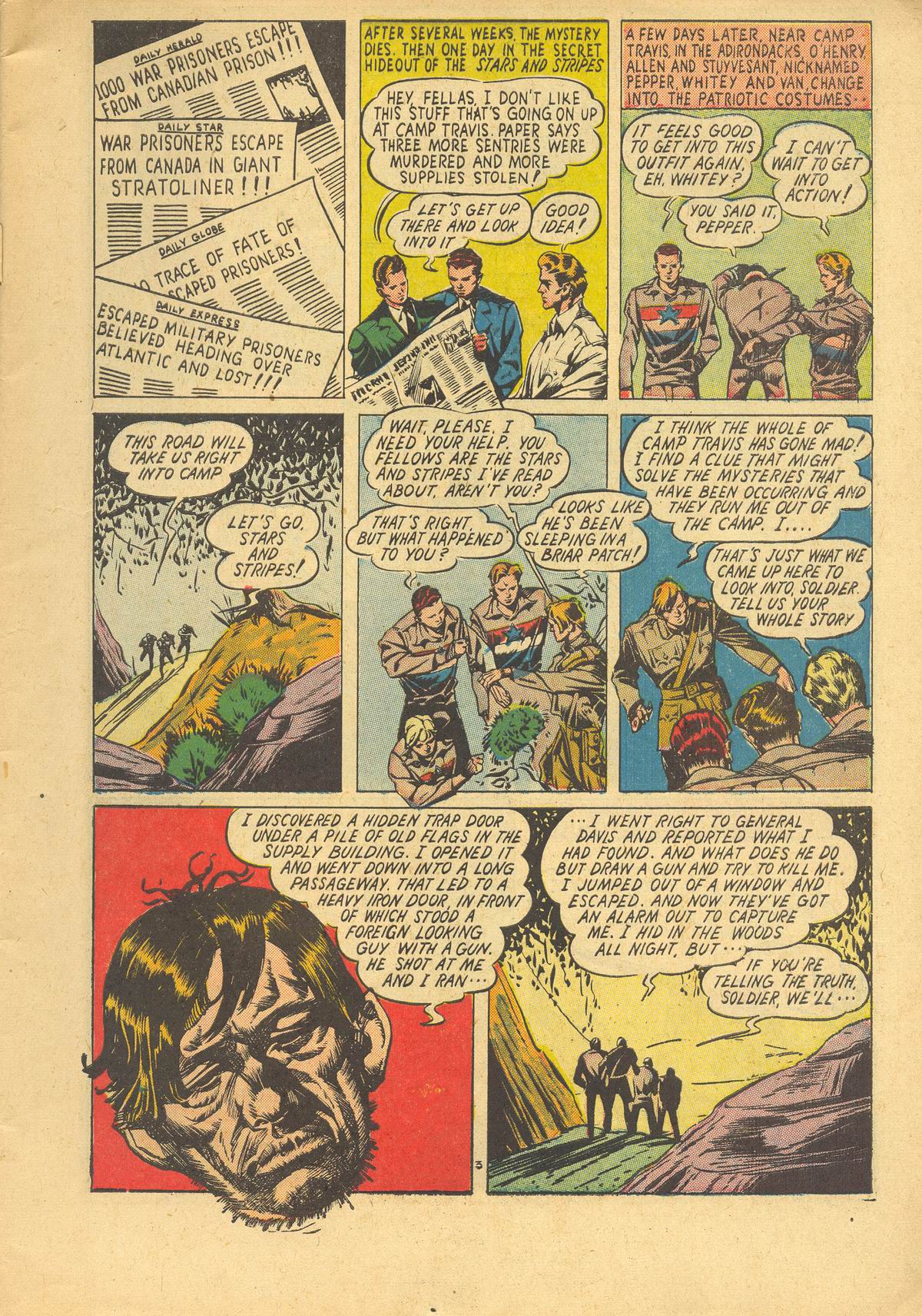 Read online Stars and Stripes Comics comic -  Issue #5 - 4