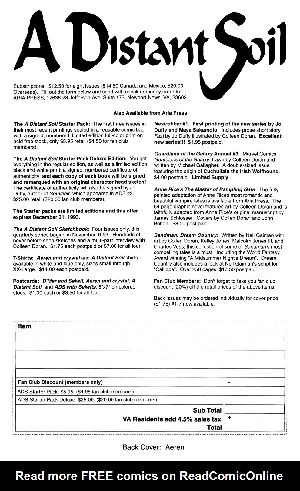 Read online A Distant Soil comic -  Issue #1 - 43