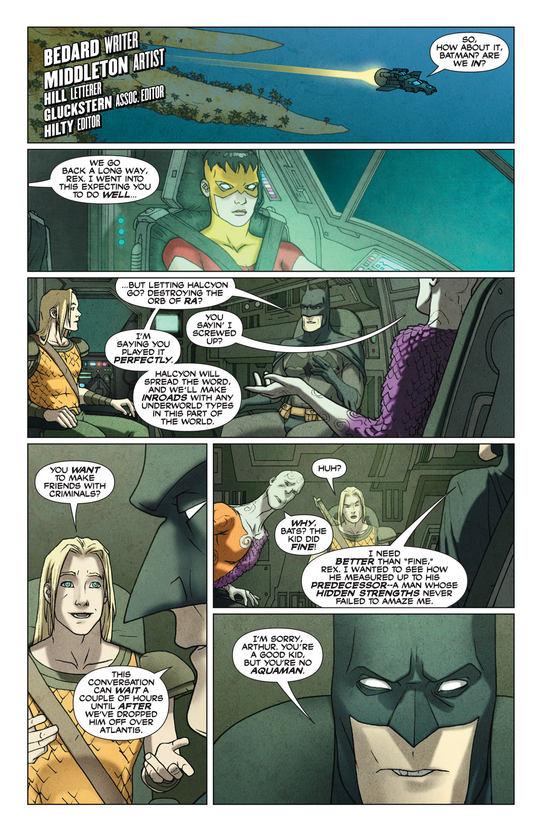 Read online Outsiders: Five of a Kind comic -  Issue # Issue Metamorpho-Aquaman - 24