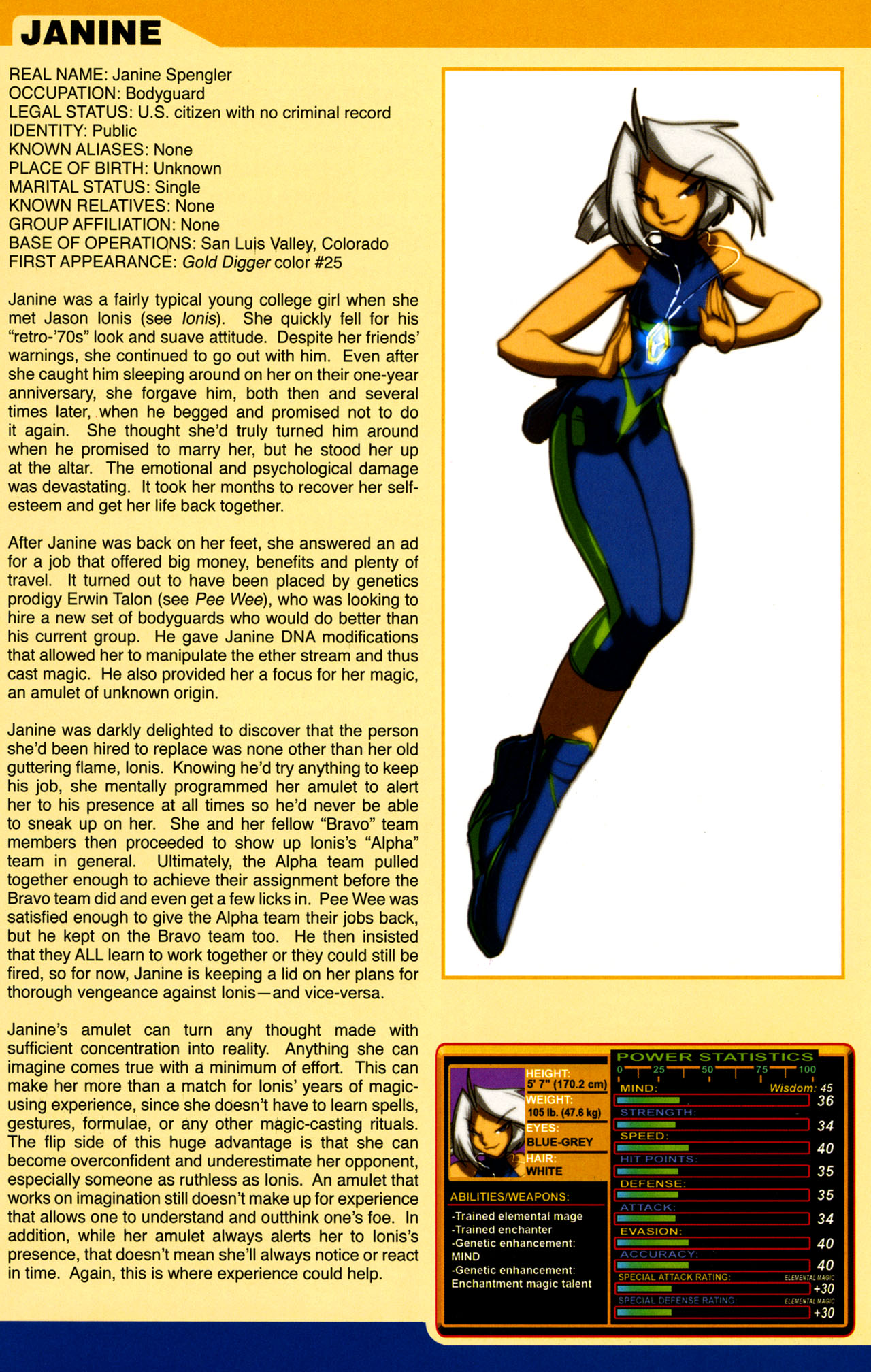 Read online Gold Digger Sourcebook: The Official Handbook of the GD Universe comic -  Issue #7 - 6