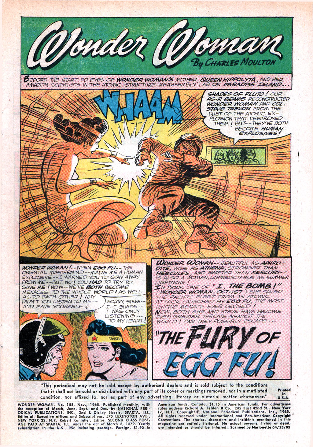 Read online Wonder Woman (1942) comic -  Issue #158 - 3
