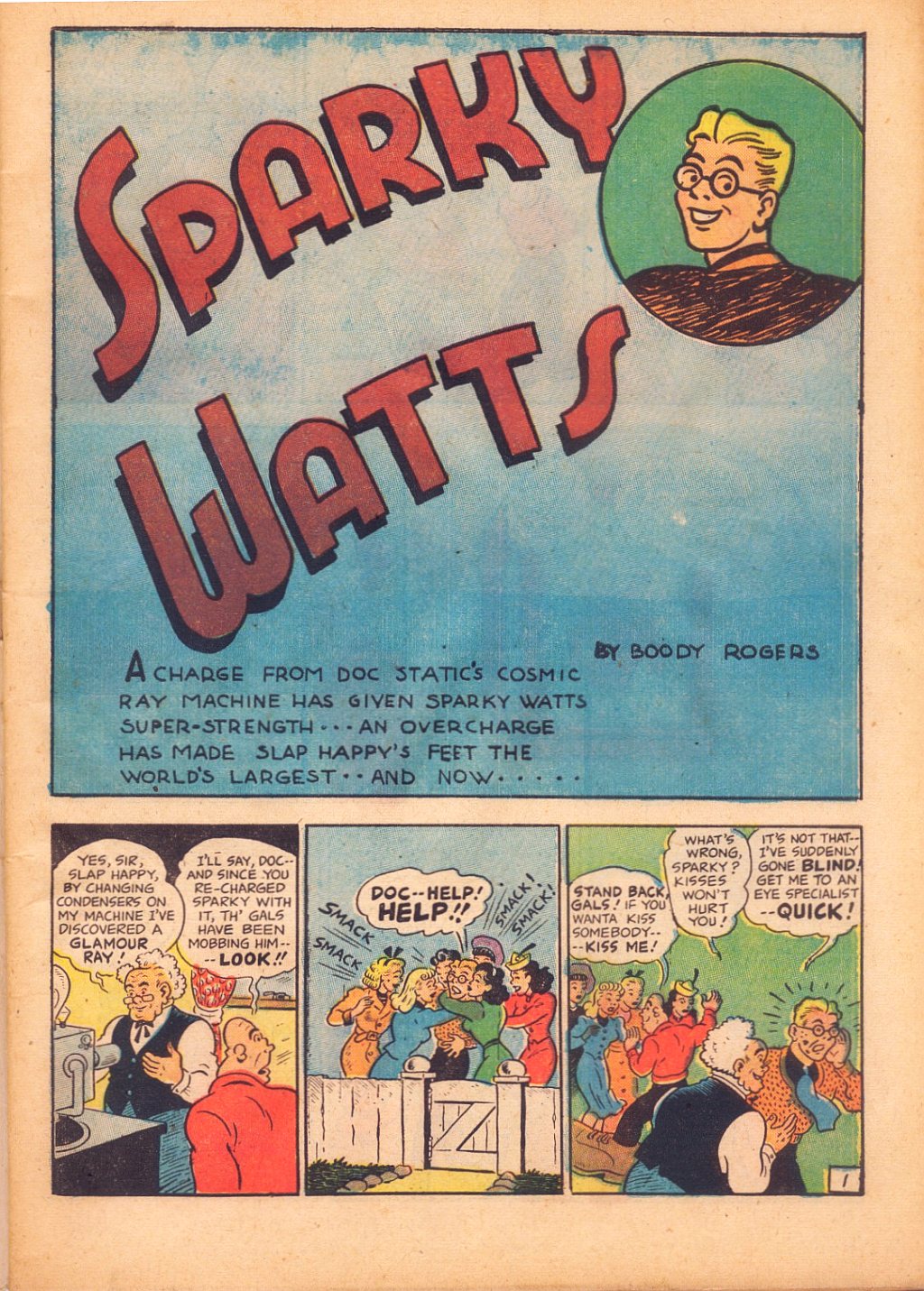 Read online Sparky Watts comic -  Issue #3 - 3
