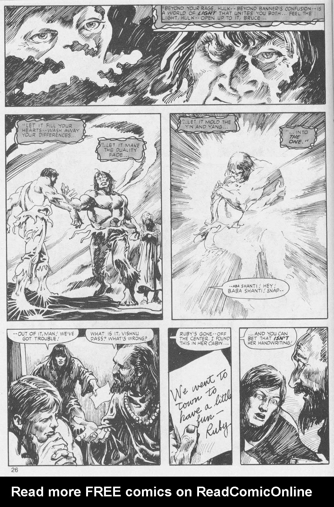 Read online Hulk (1978) comic -  Issue #26 - 26