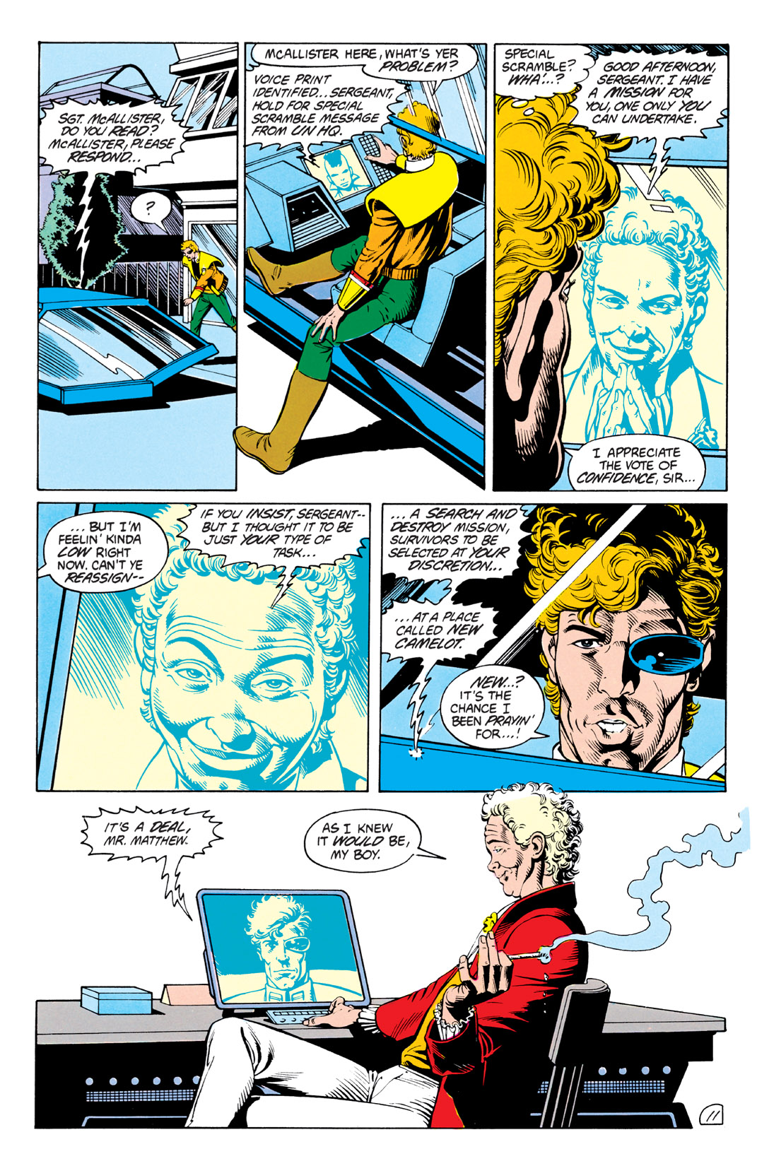 Read online Camelot 3000 comic -  Issue #4 - 13