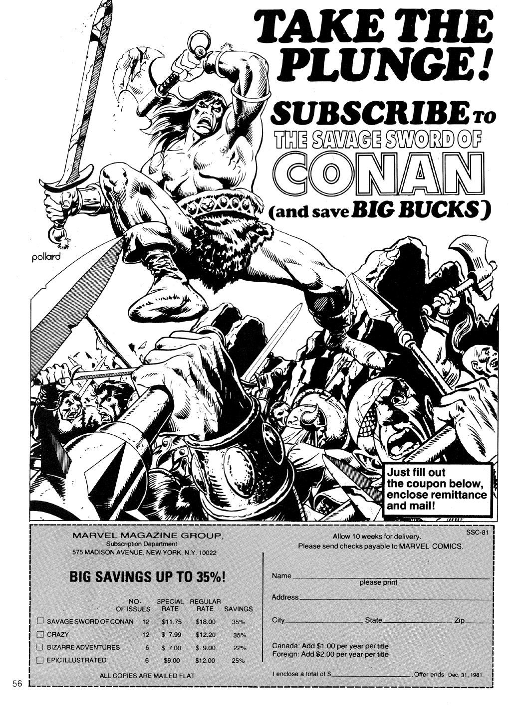 Read online The Savage Sword Of Conan comic -  Issue #72 - 56